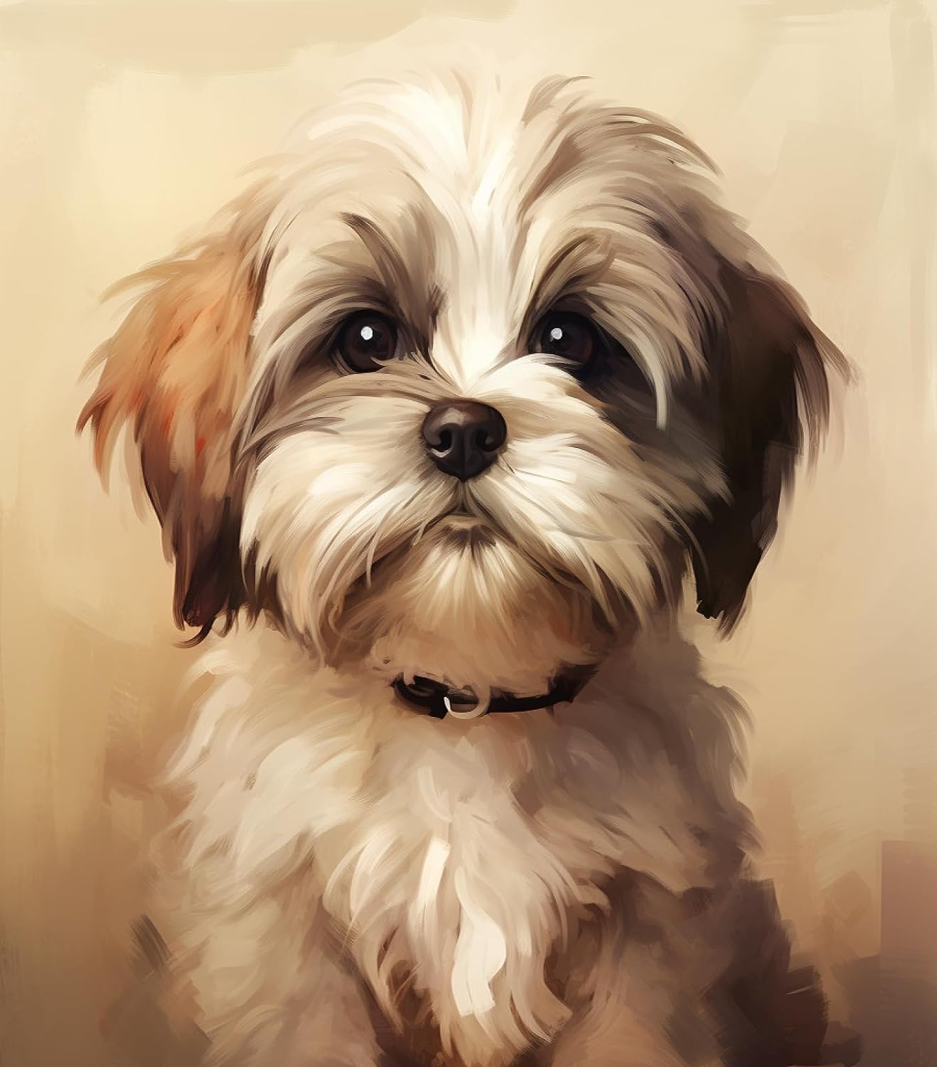 Amazon.com: ZMHZMY Dog Paint by Numbers,Shih Tzu Dog