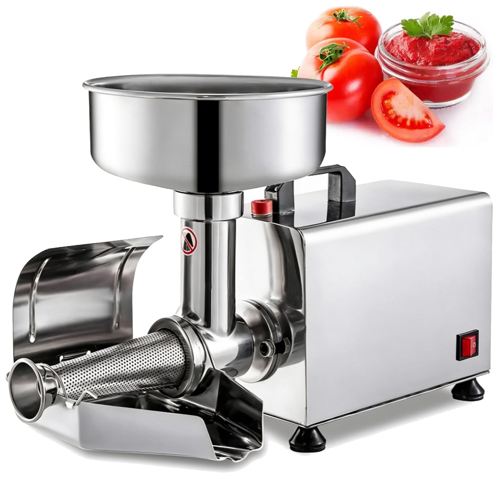 Passaverdure in Acciaio Inox per Salsa di Pomodoro, Passapomodoro Elettrico