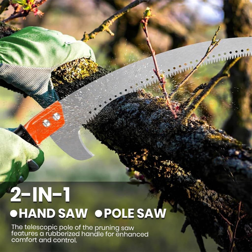 HASTHIP Pruning Saw - 9.8ft Extendable Tree Pruner -4