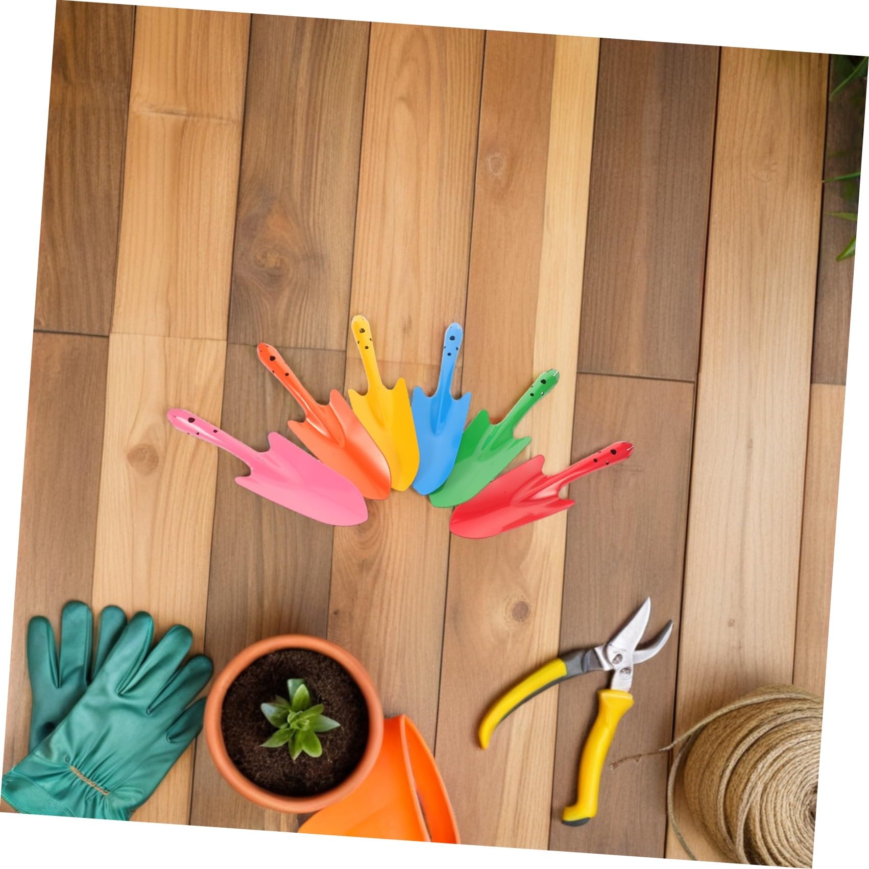 18 Pollici Cazzuola Manuale in Metallo per Giardinaggio Bordo Stabile, per Rompere Terreno Compatto, Piccoli Attrezzi da Giardino per Piante e Aiuole in Ambienti ed Esterni