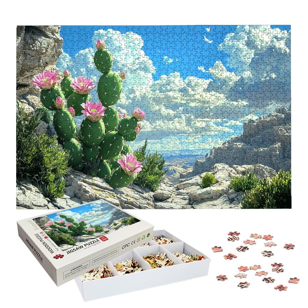 Puzzle Cactus, Puzzle 1000 Pezzi per Adulti, Regalo Donna/Uomo -2645