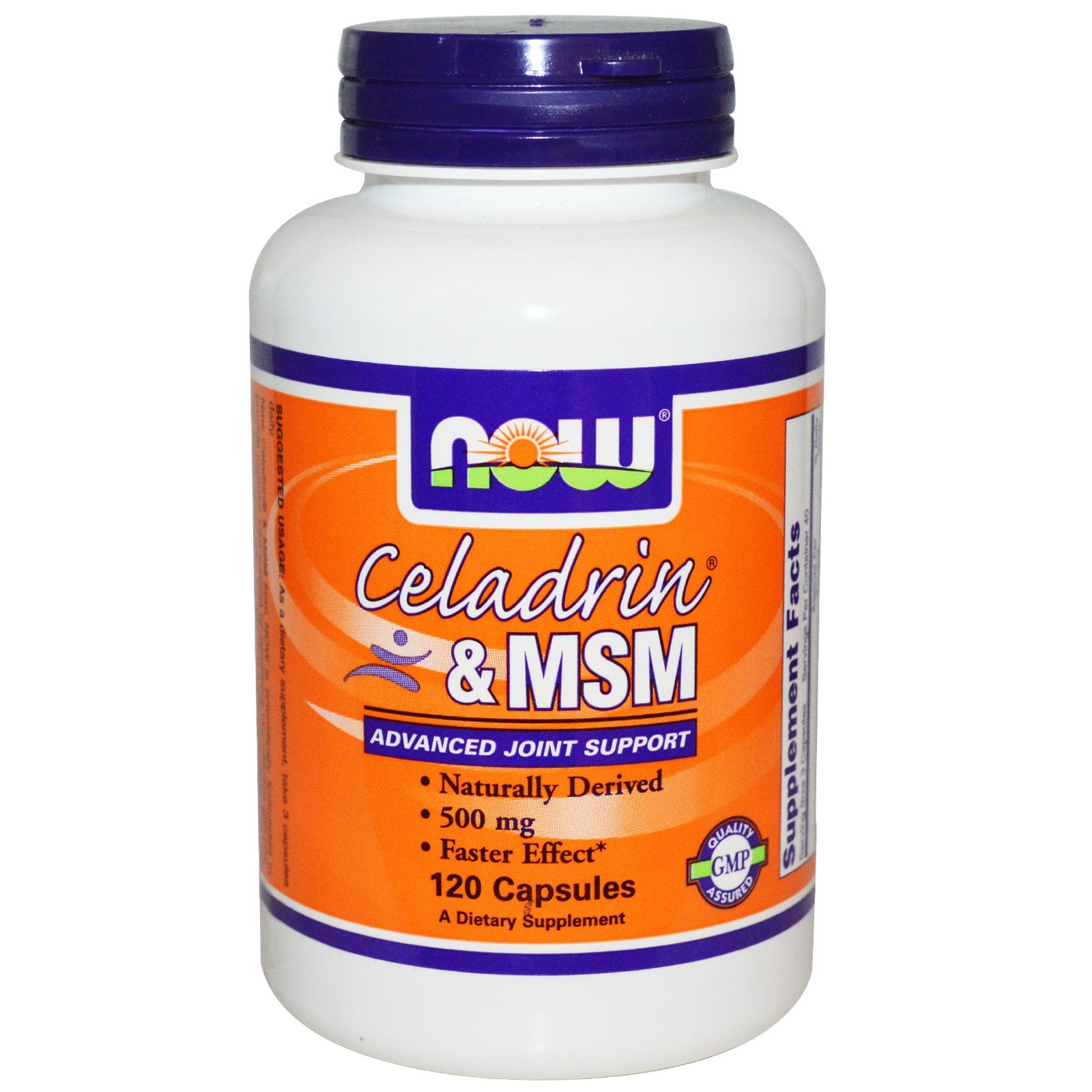Celadrina y MSM, 120 cápsulas de NOW Foods (paquete de 4)