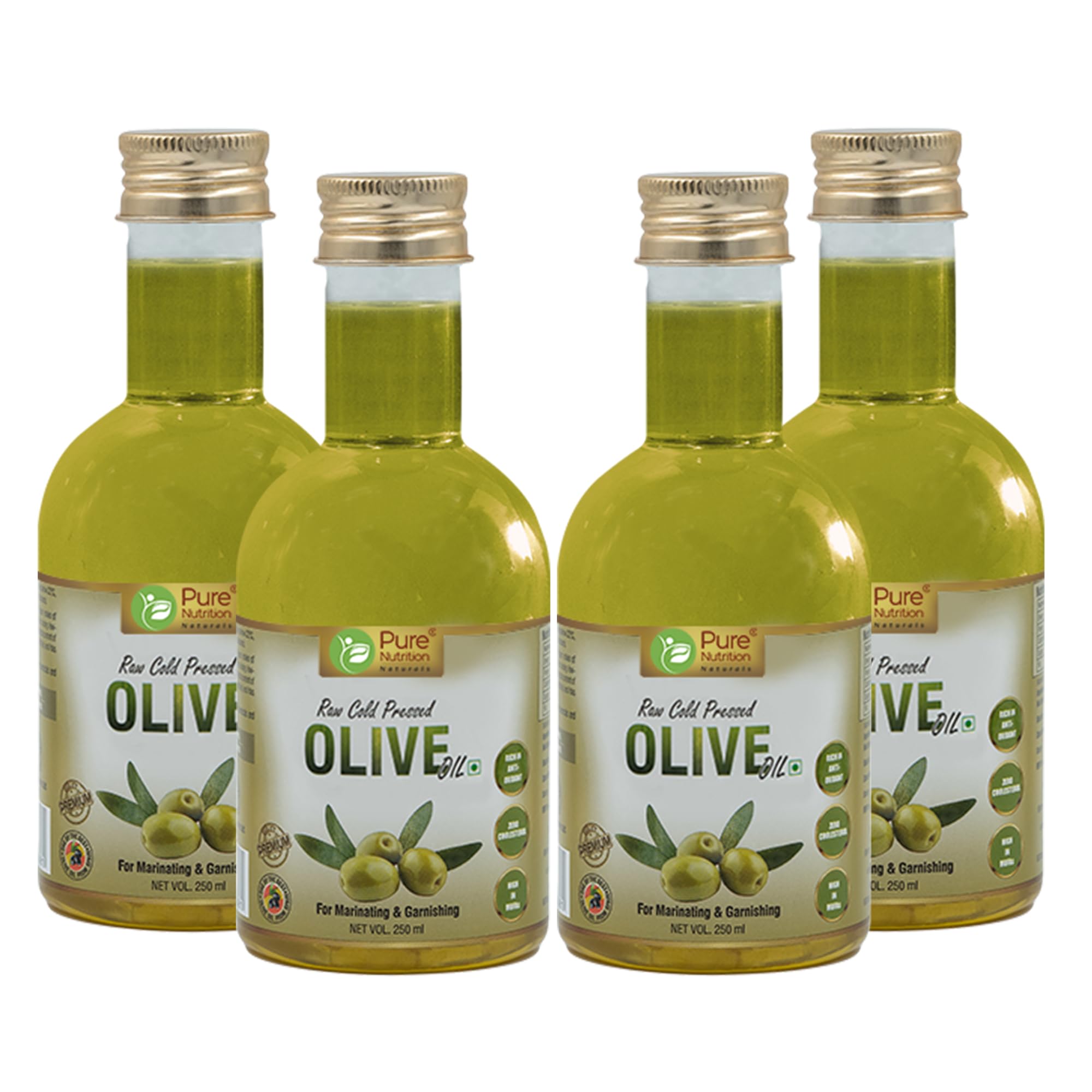Pure Nutrition Raw Cold Pressed Virgin Olive Oil, 1000ml (250mlx4) | 100% Pure & Edible| Ideal for Dressing & Garnishing, Drizzling on Salads & Sauteed Vegetables | Good for Skin & Hair (B0D6MN3W7N) Amazon Price History, Amazon Price Tracker