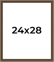 Vista 325 de Marco de fotos completo de madera dorada envejecida de 16 x 20 pulgadas con plexiglás acrílico UV, parte trasera de tablero de espuma y accesorios