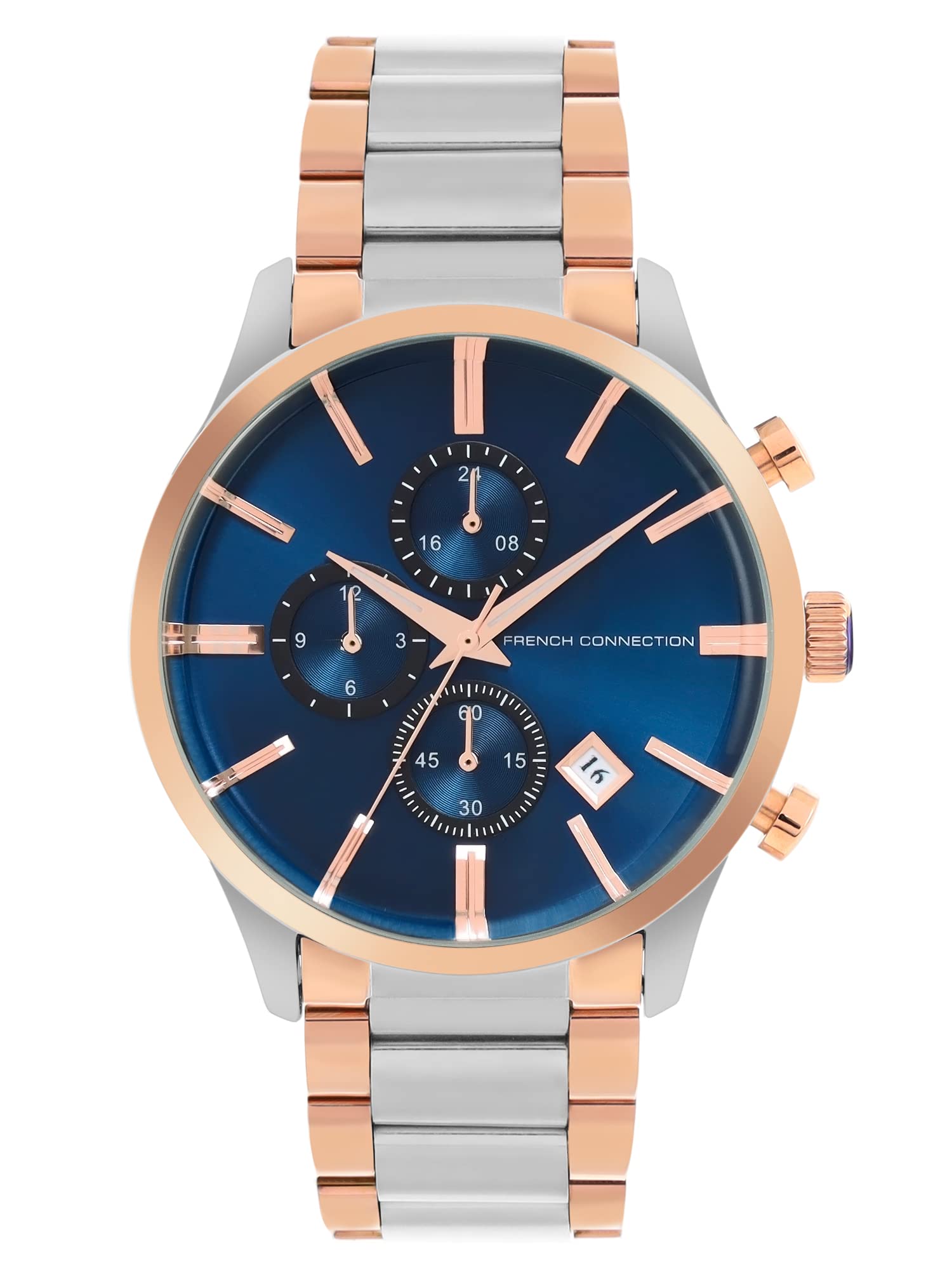 French Connection Analog Blue Dial Mens Watch-FCP34RTM (B0BGXM2RQN) Amazon Price History, Amazon Price Tracker