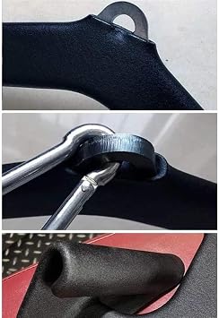 Cable Machine Attachment, Tricep Press Down Cable Attachment Home Gym Fitness Rowing V-bar Back Strength Training Handle Grips for Muscles Exercise