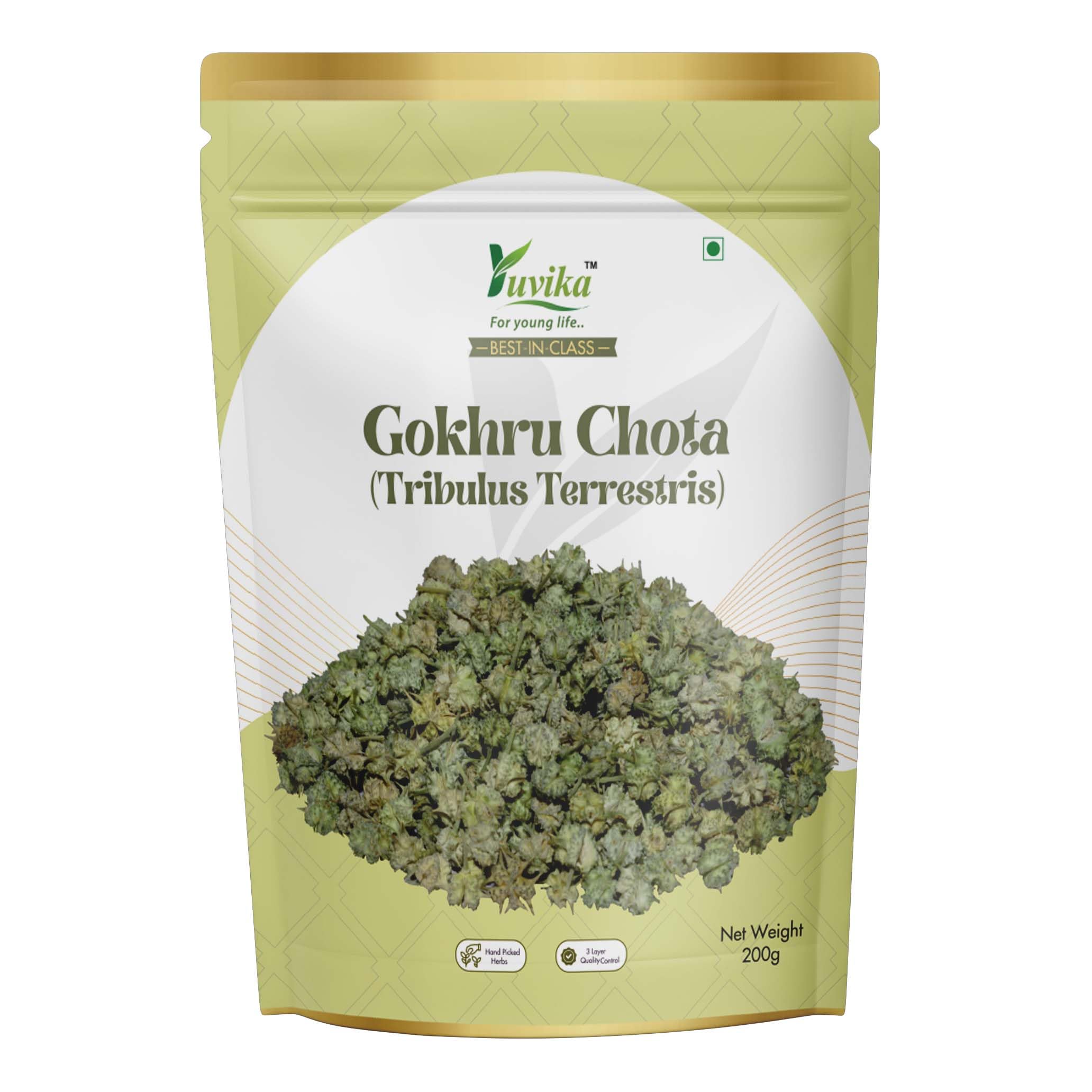 Gokhru Chota - Gokhroo - Tribulus Terrestris Seeds - Small Caltrops 200 Grams