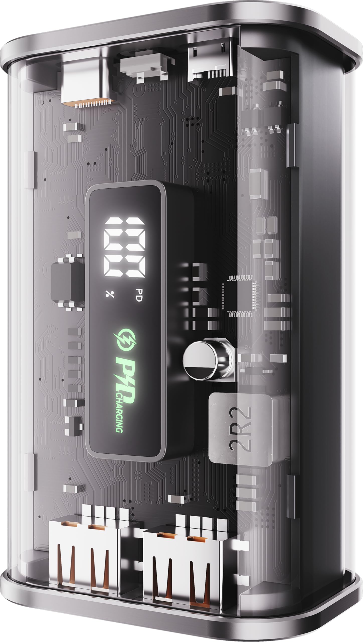 itel Star 110F 10,000mAh Powerbank Black - Image 1