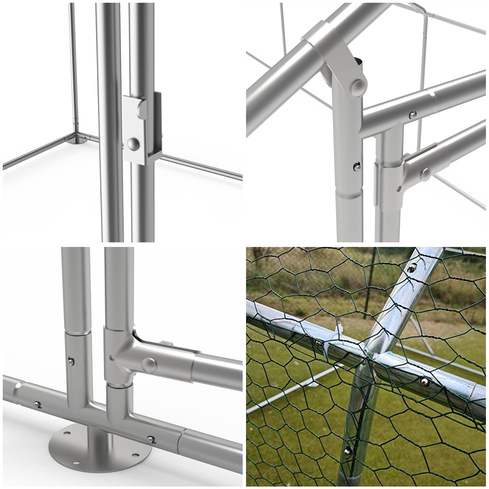 12 patas de aluminio para muebles de 60 mm de altura, patas de muebles soportan hasta 250 kg, patas redondas para sofá, para muebles y armarios de cocina
