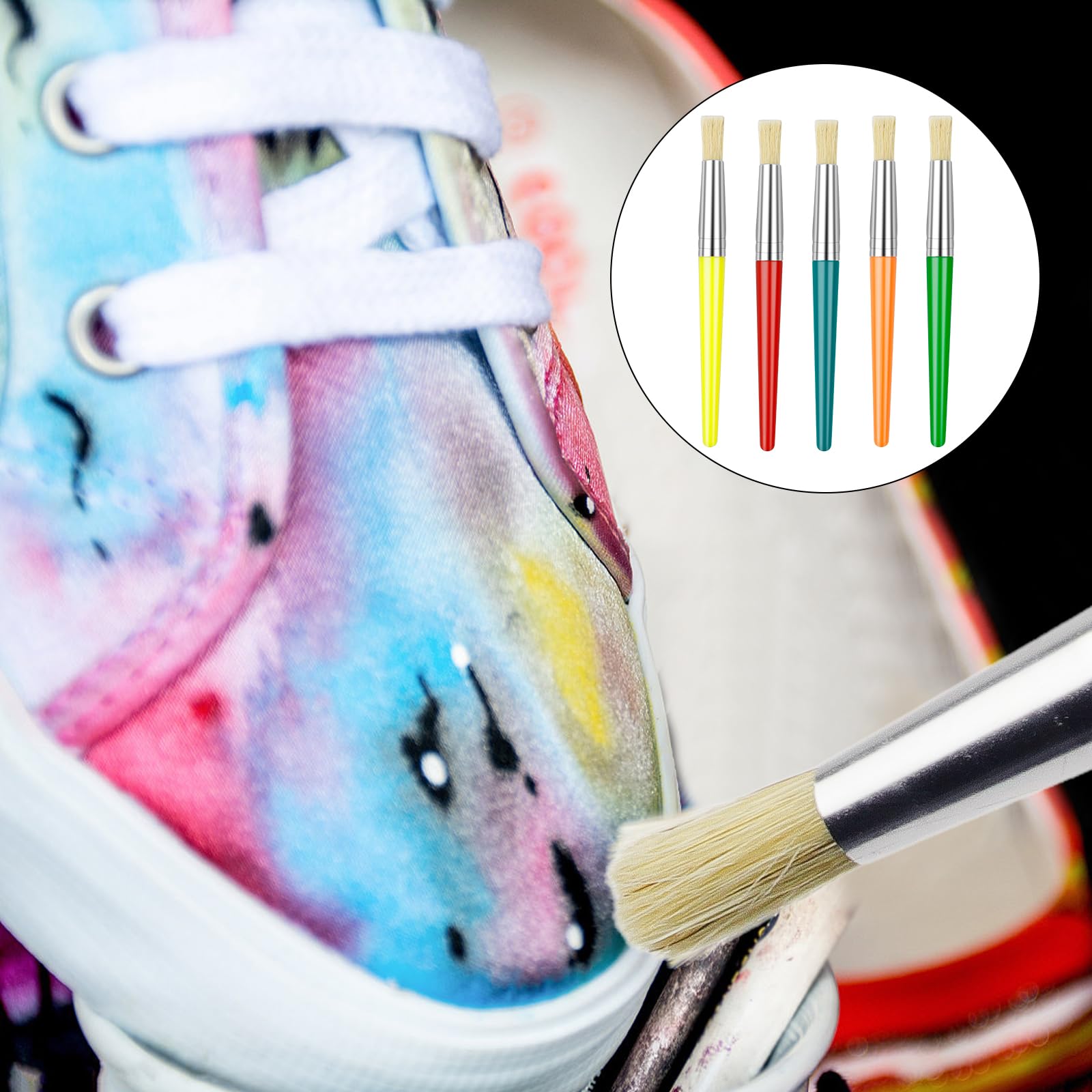 Pinceau Magique Lot De 4 Pinceaux Ronds Pour Enfants - Pour Enfants - Pour La Peinture Pinceaux Enfant