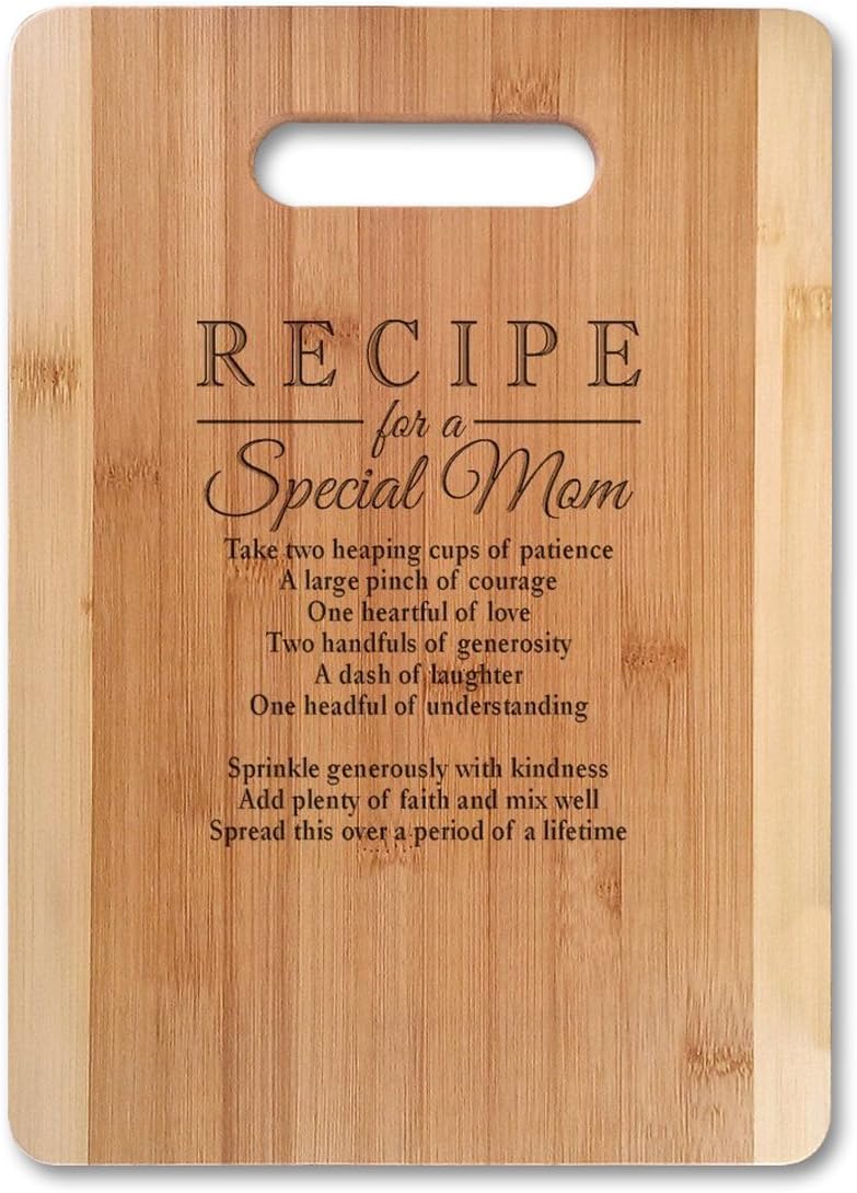 Core Kitchen 11 in. W x 14 in. L Beige Bamboo Cutting Board
