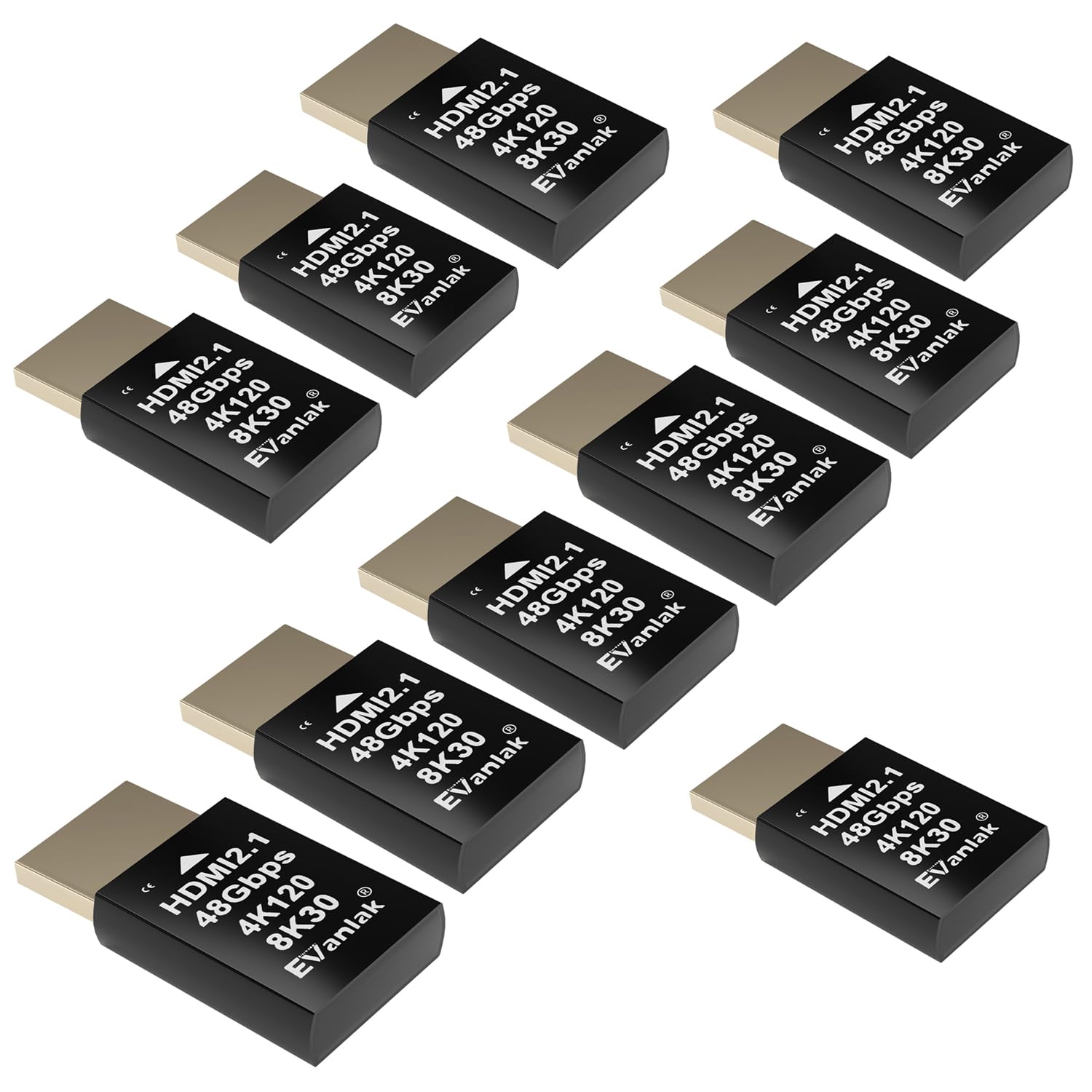 4K 120Hz HDMI 2.1 Dummy Plug edid Headless – High-Resolution Virtual Display Emulator for PC, VR Headsets Cryptocurrency Mining | Supports 8K @30Hz, Headless Ghost Display Adapter-10P