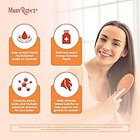 Vista 6 de MaryRuth Organics Multivitamínico líquido+crecimiento del cabello Biotina 10000mcg Suplemento para el crecimiento del cabello Lustriva