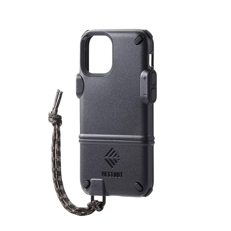 iPhone12 mini nestout アタッチメント付 iPhone 12 mini ハイブリッド ケース NESTOUT Trekking - PM