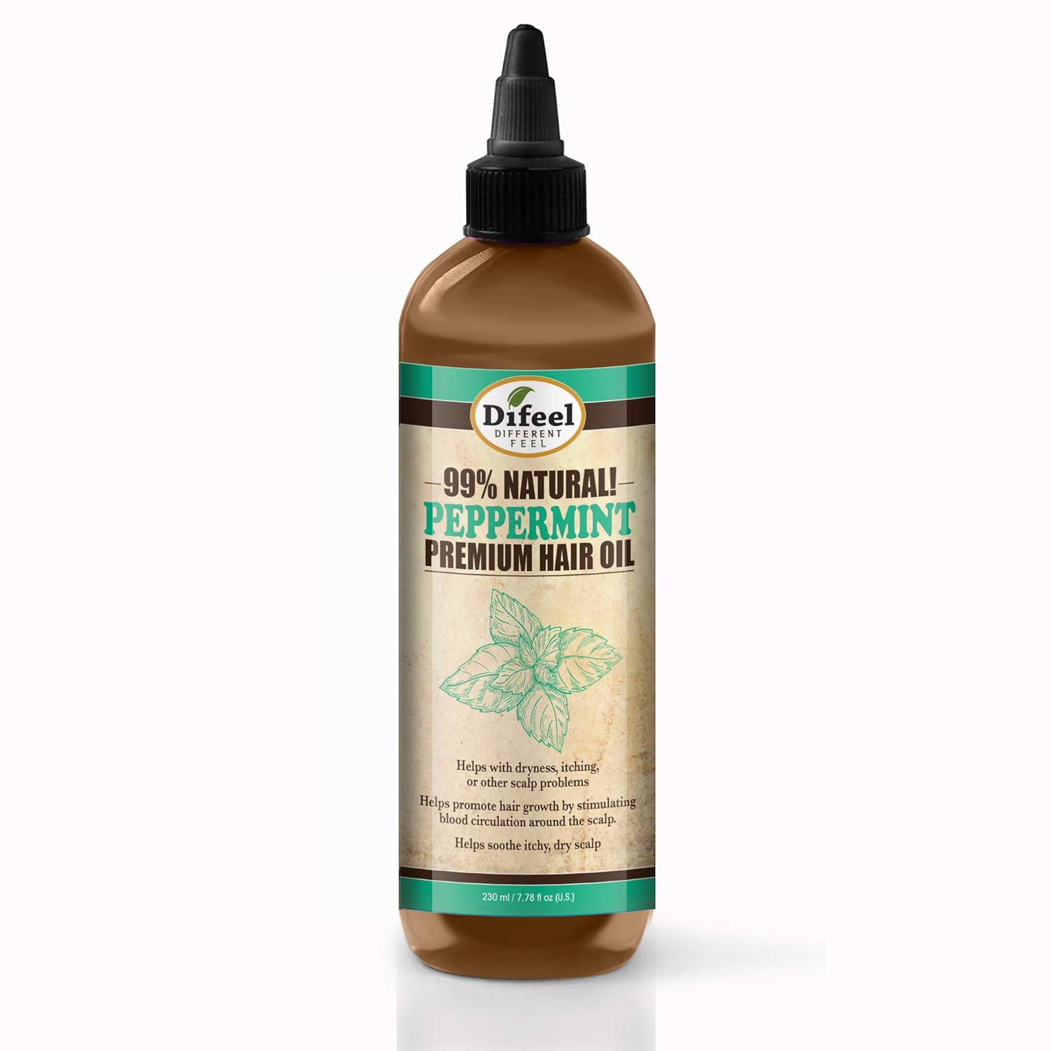 Difeel 99 Natural Premium Hair Oil Peppermint Oil 7.1