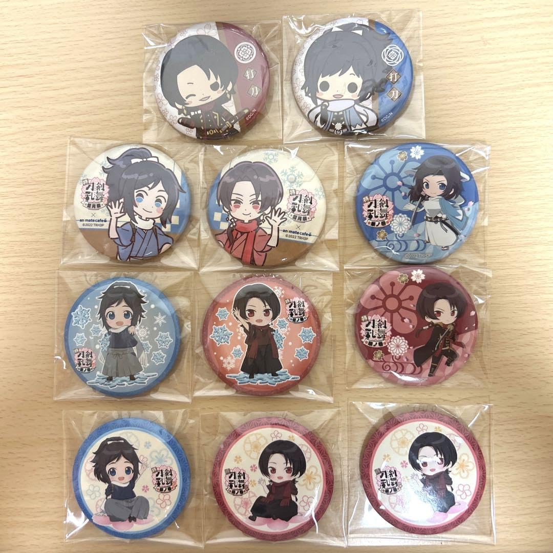 刀剣乱舞　加州清光 大和守安定　バッジ ラバスト アクスタ　沖田組 刀剣乱舞 加州清光 大和守安定 バッジ ラバスト アクスタ 沖田組 刀剣