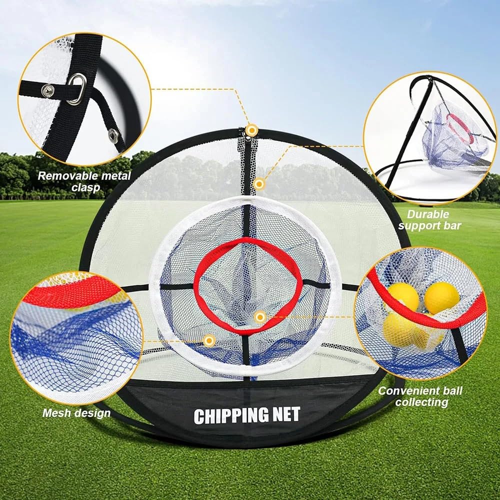 Golfnetz, Camping-Golf-Zielnetz, Genauigkeit, Übungs-Golf-Trainingszubehör