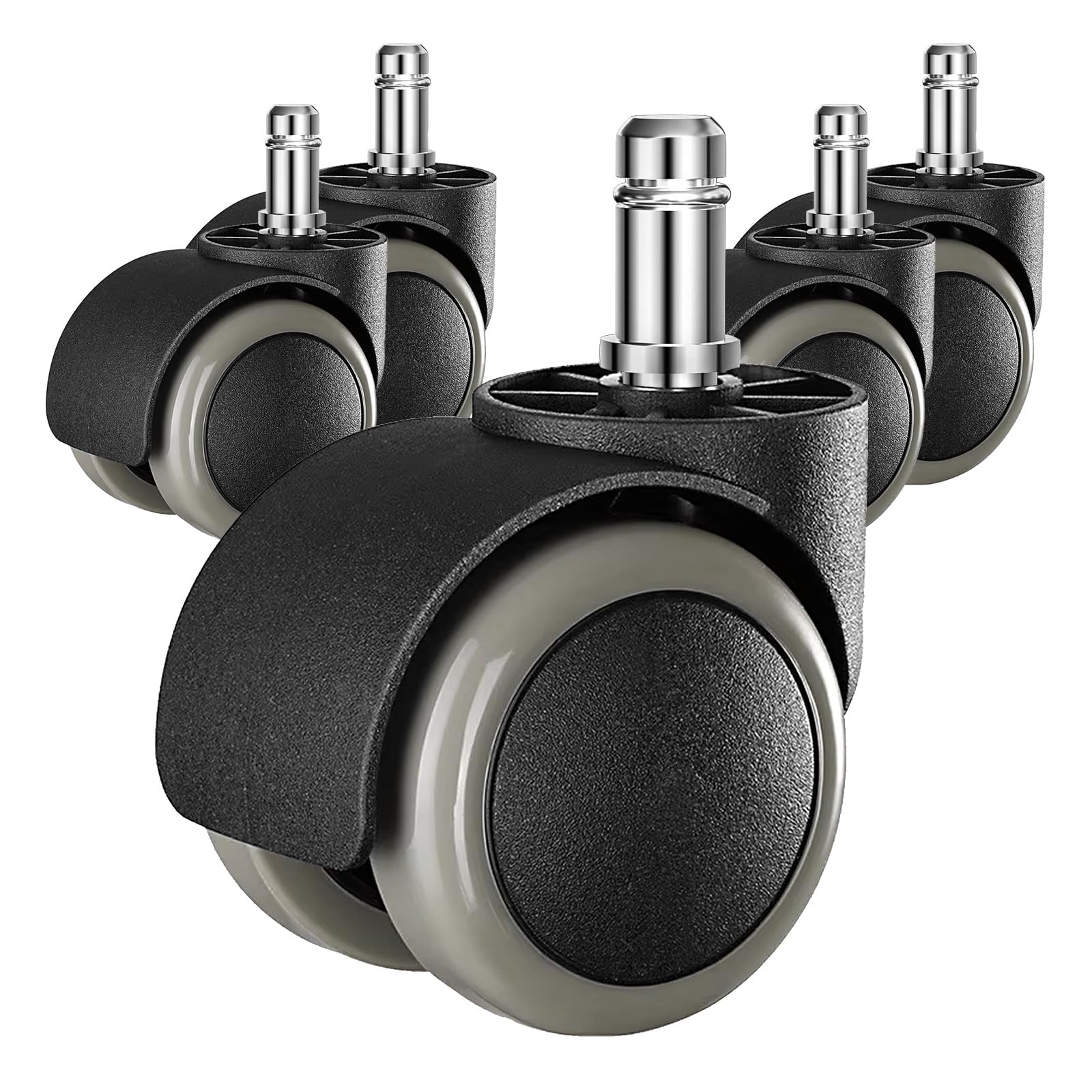 Wheels for Chair, 11mm Universal Rollers for Office & Gaming Chairs, BIFMA & RoHS Certified