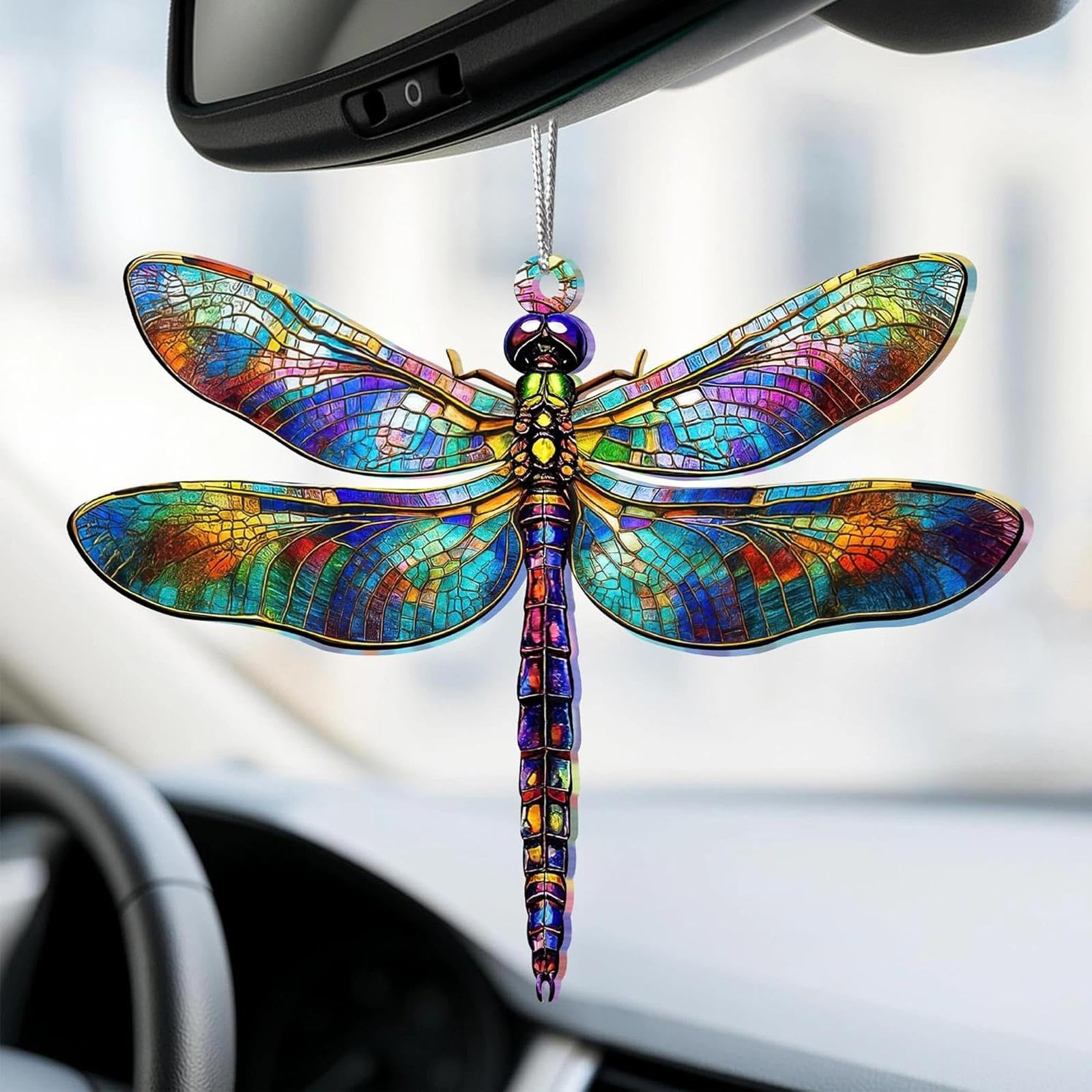 Atrapasoles de Libélula, Suncatcher Acrílico Captador, Decoración de Ventana, Decoración de Jardín, Decoraciones Navideñas, Regalos de Cumpleaños para Mujeres