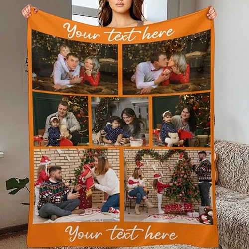 Manta personalizada, manta personalizada con foto, foto personalizada de la manta, foto personalizada de la manta, manta de regalo para mamá (59 x