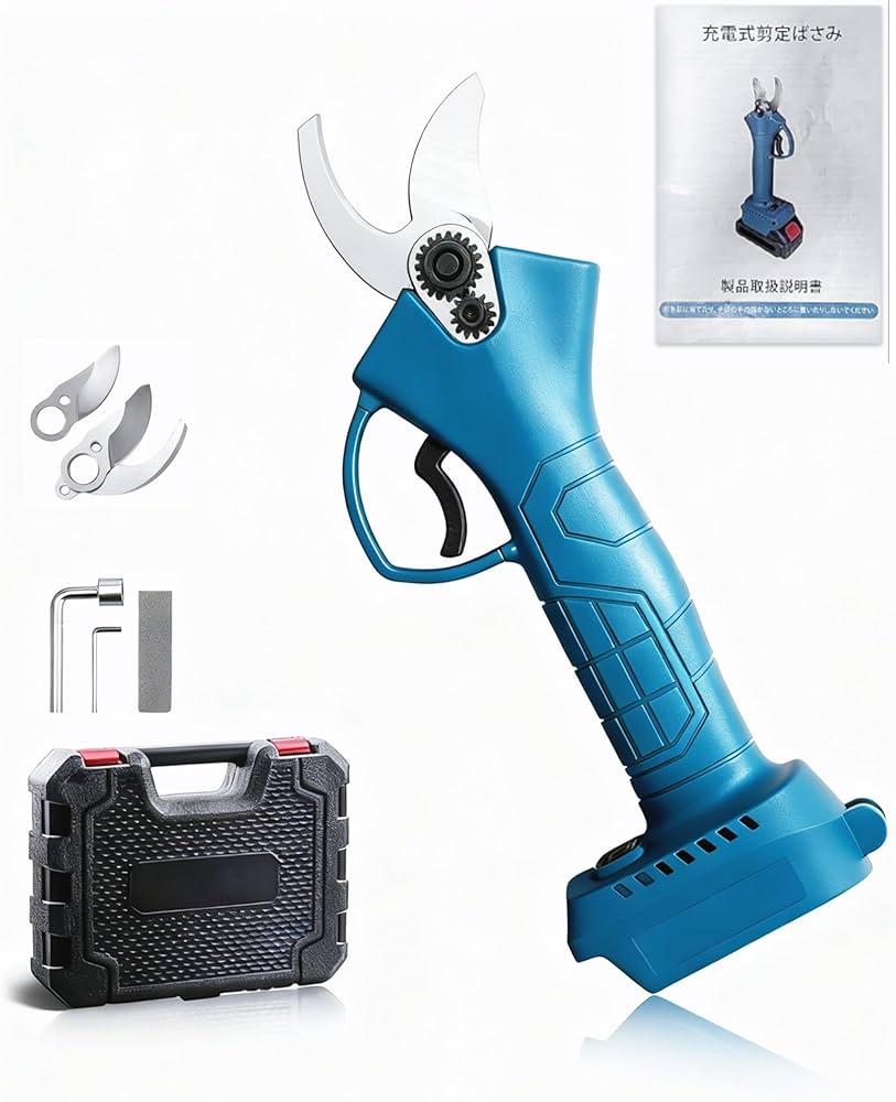 電動ハサミ 電動剪定バサミ 2段階開口調節可 剪定ばさみ マキタ18V互換 Amazon | 【2025限定ブランド】電動剪定バサミ 電動ハサミ 剪定バサミ