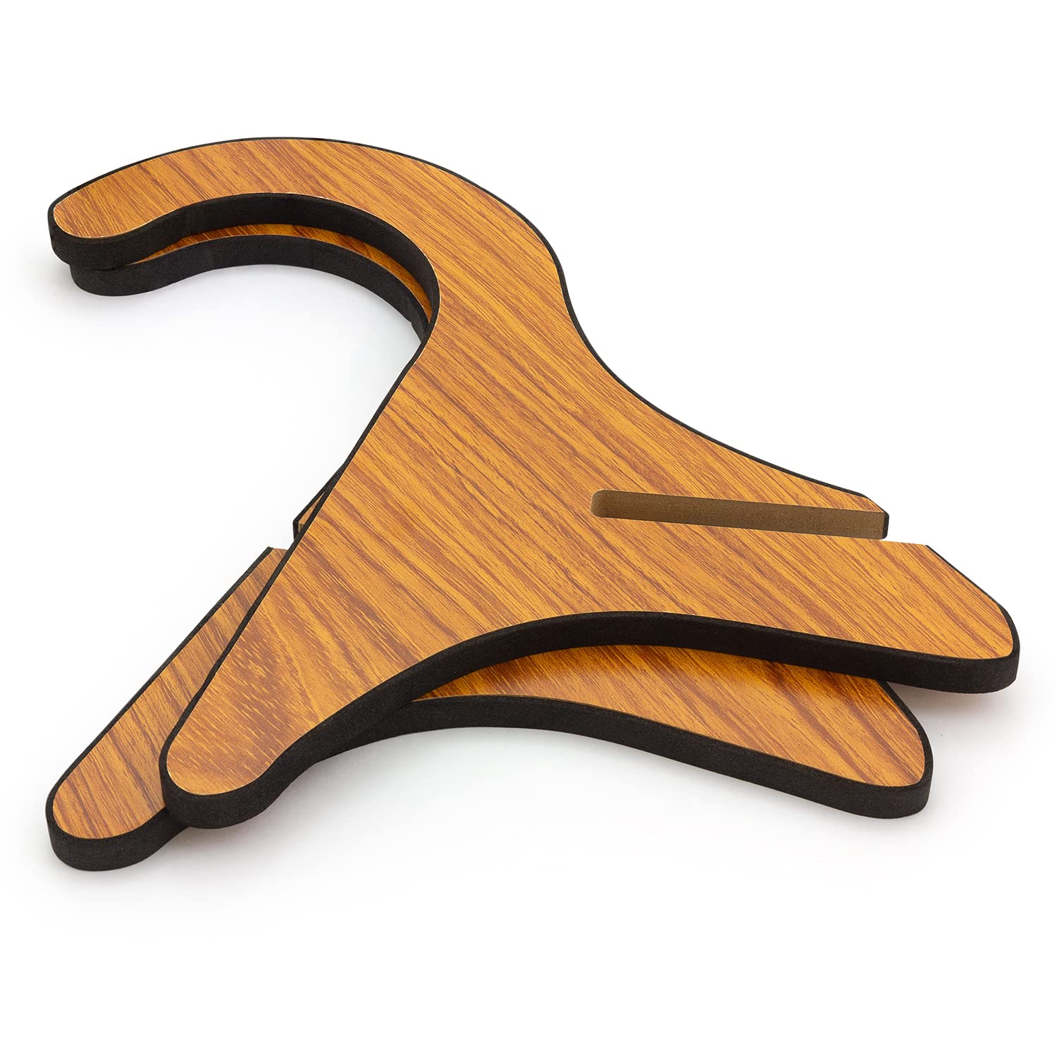 TIGER UAC1-LW Support en bois détachable en forme de X pour ukulélé, mandoline, banjo et violon - grain de bois | UAC1-LW support démontable en bois pour ukulélé, mandoline, banjo & violon, design en X stable et portable