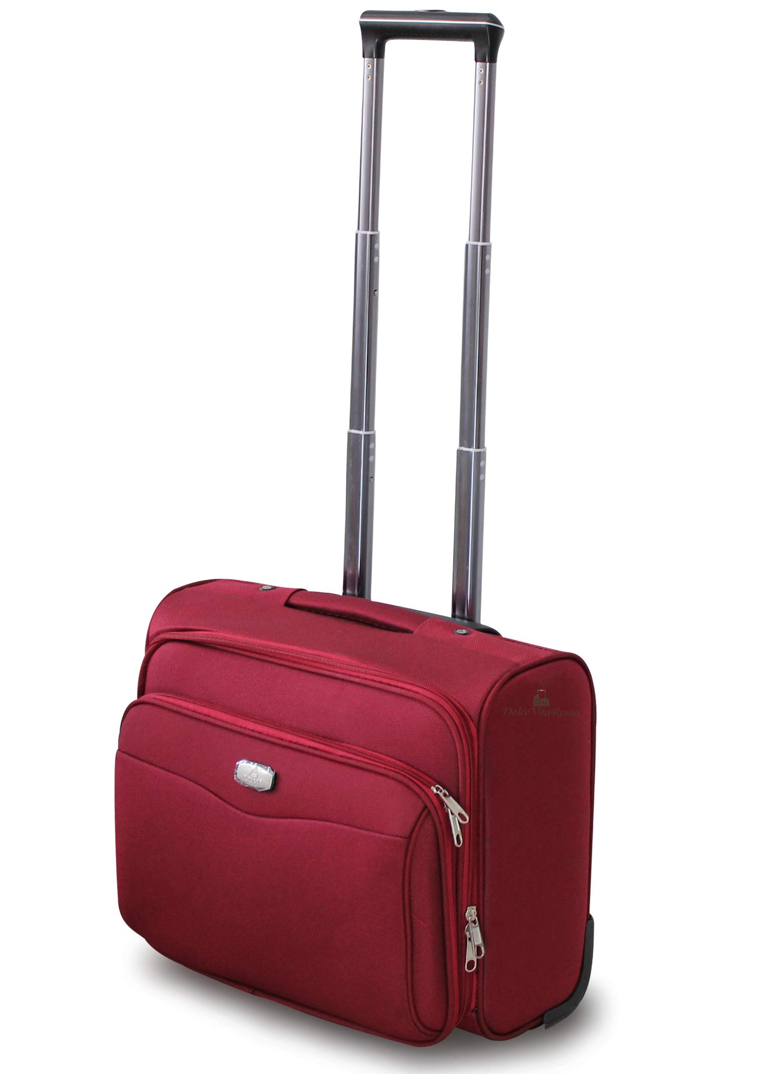 /Lumi Valigia Piccolo Leggero Pilota Business in Poliestere 42x25x35, 30 Litri 2 Ruote, Con Tasca PC, Pilota Bagagli a Mano (Bordo)