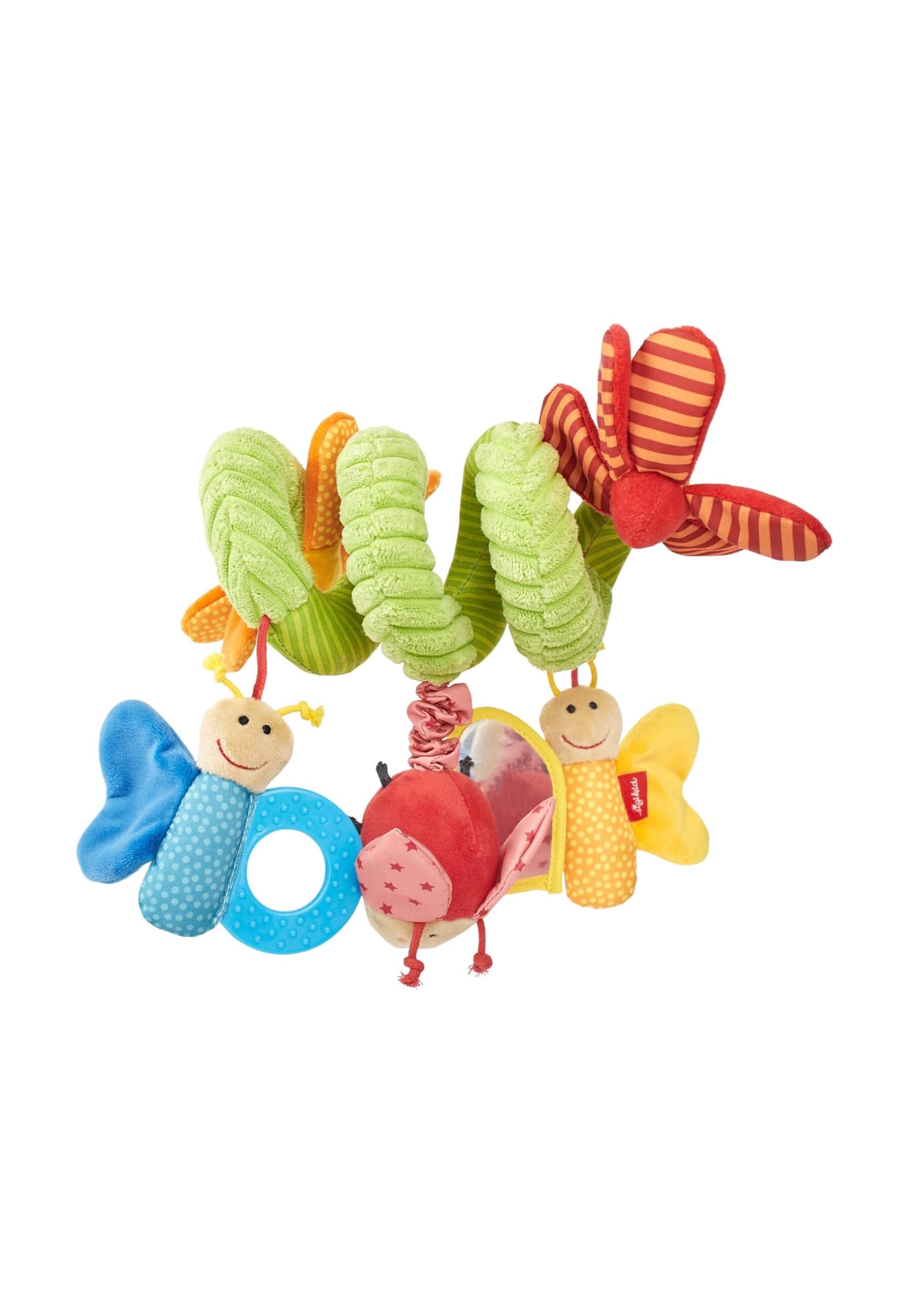 SIGIKID 42249 - Espiral activa con forma de mariposa para bebé, juguete recomendado desde el nacimiento, multicolor