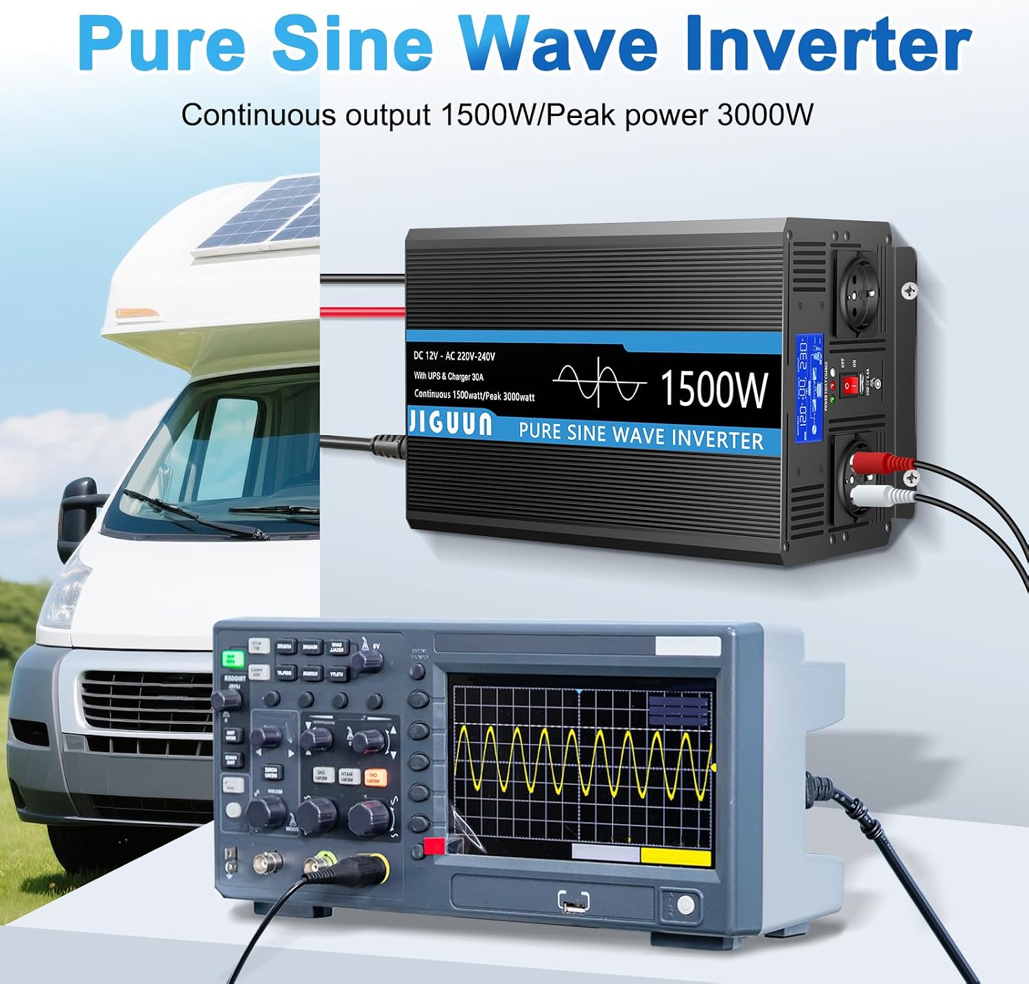 Pure Sine Wave Inverter output waveform
