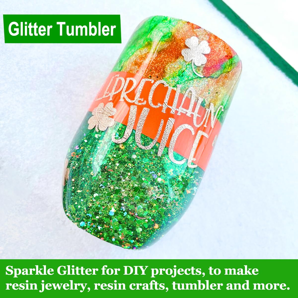 HEMOER Dark Green Glitter - Image 4