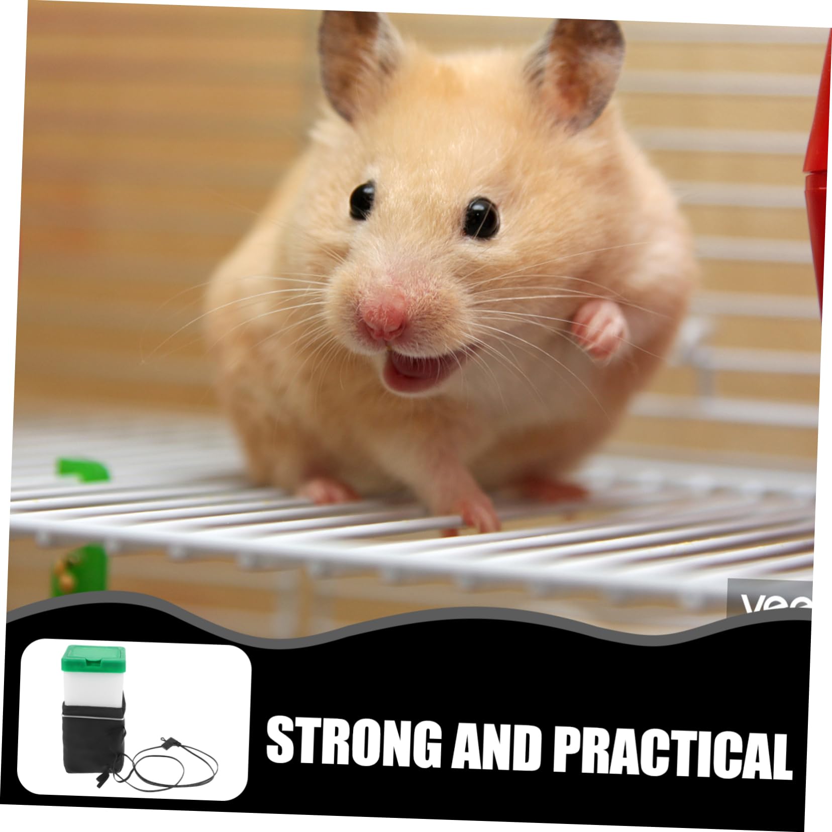 HEMOTON Heated Water Bottle for Pets Automatic Thermostat Water Dispenser for Rabbits Hamsters and More Easy to Install Clean Capacity