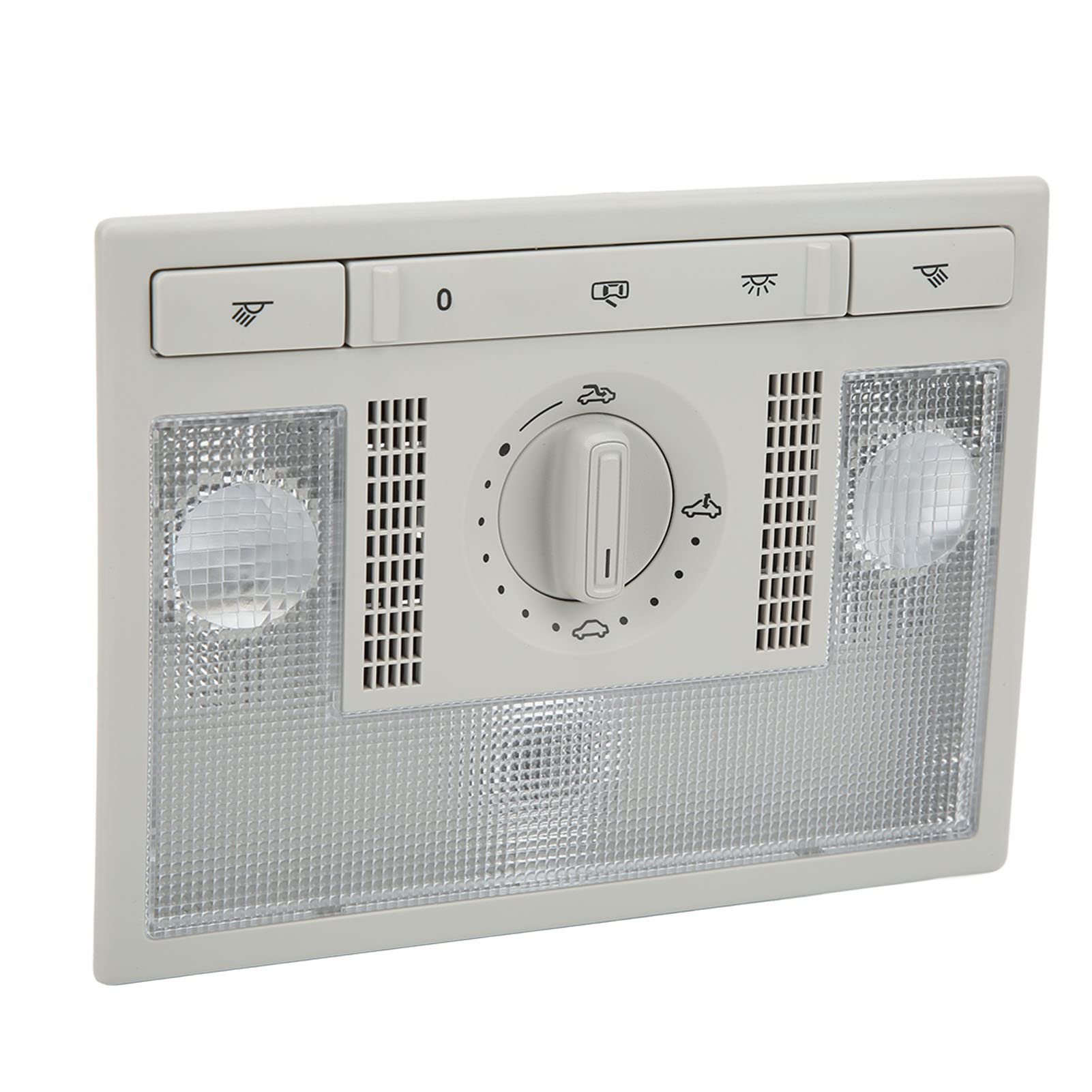 Luz de Lectura de Cúpula Gris 6q0959613a Reemplazo de Accesorios para Automóvil para el Asiento Altea Toledo Lámpara de Techo Interior Gris