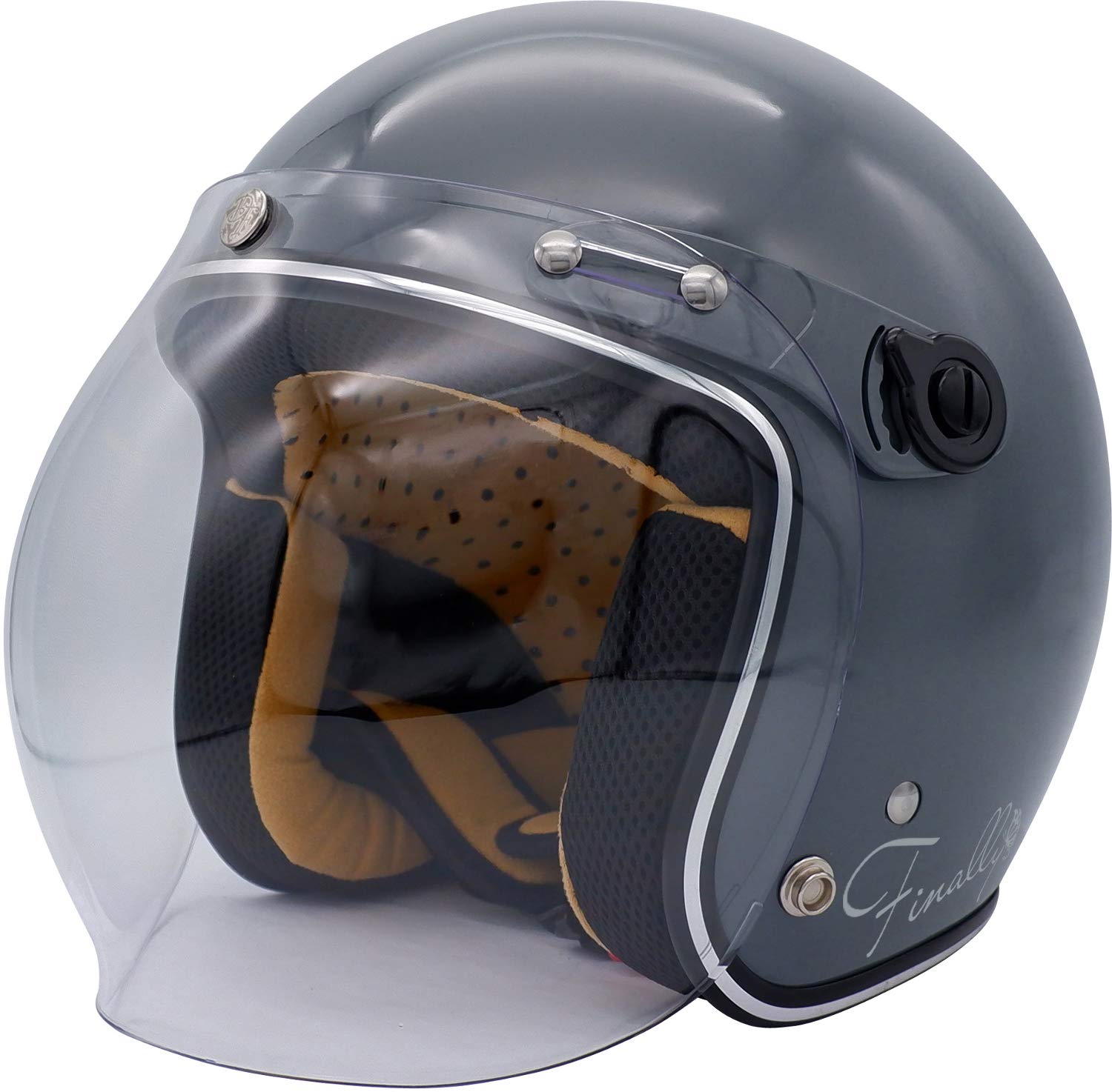 Amazon | [ダムトラックス] バイクヘルメット ジェット フラッパー 