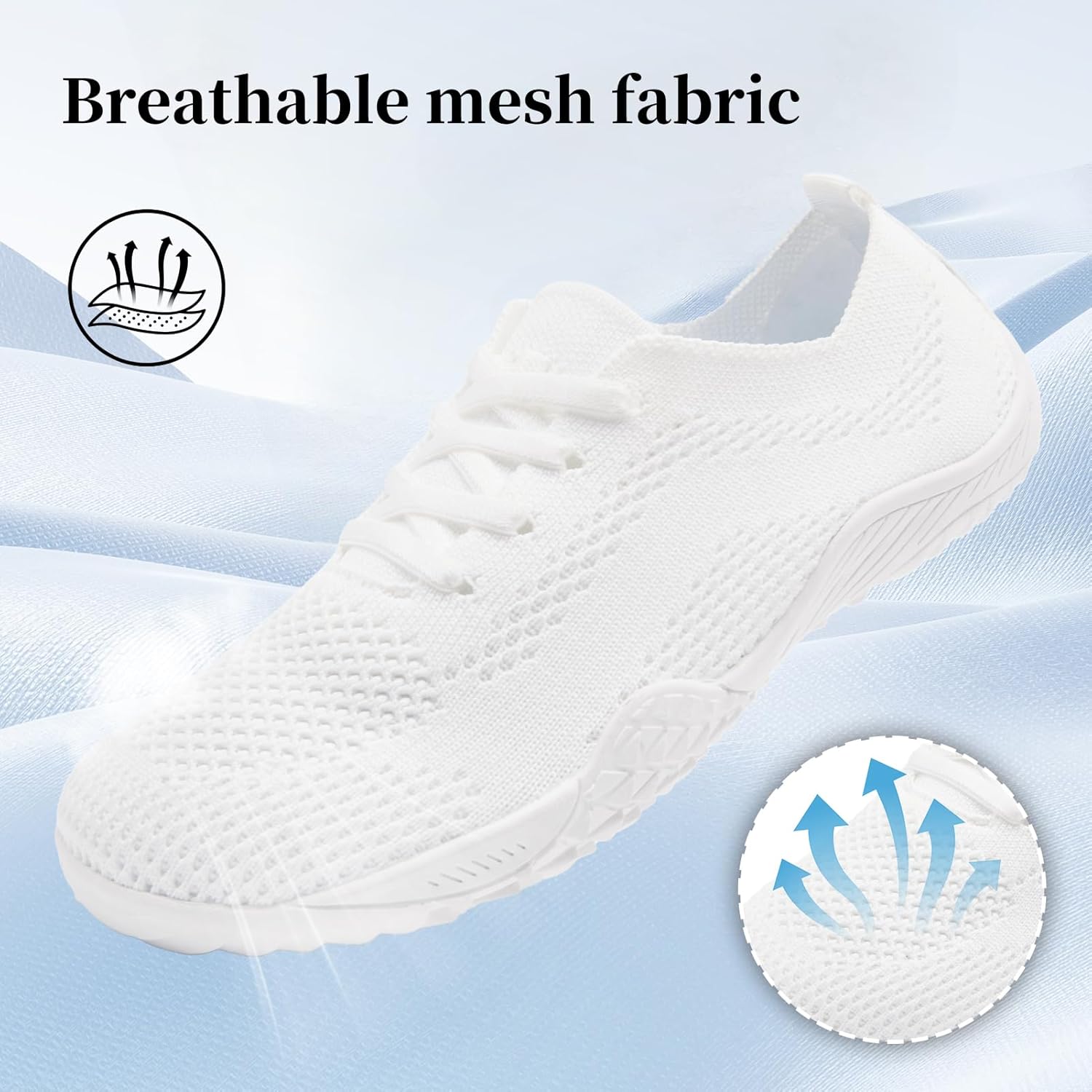 GUCTQY Barefoot Shoes Women Sneakers Tennis Gym Zero Drop Lightweight Breathable Women’s Trail Shoes Yoga Minimalist Walking Sneaker - Image 5