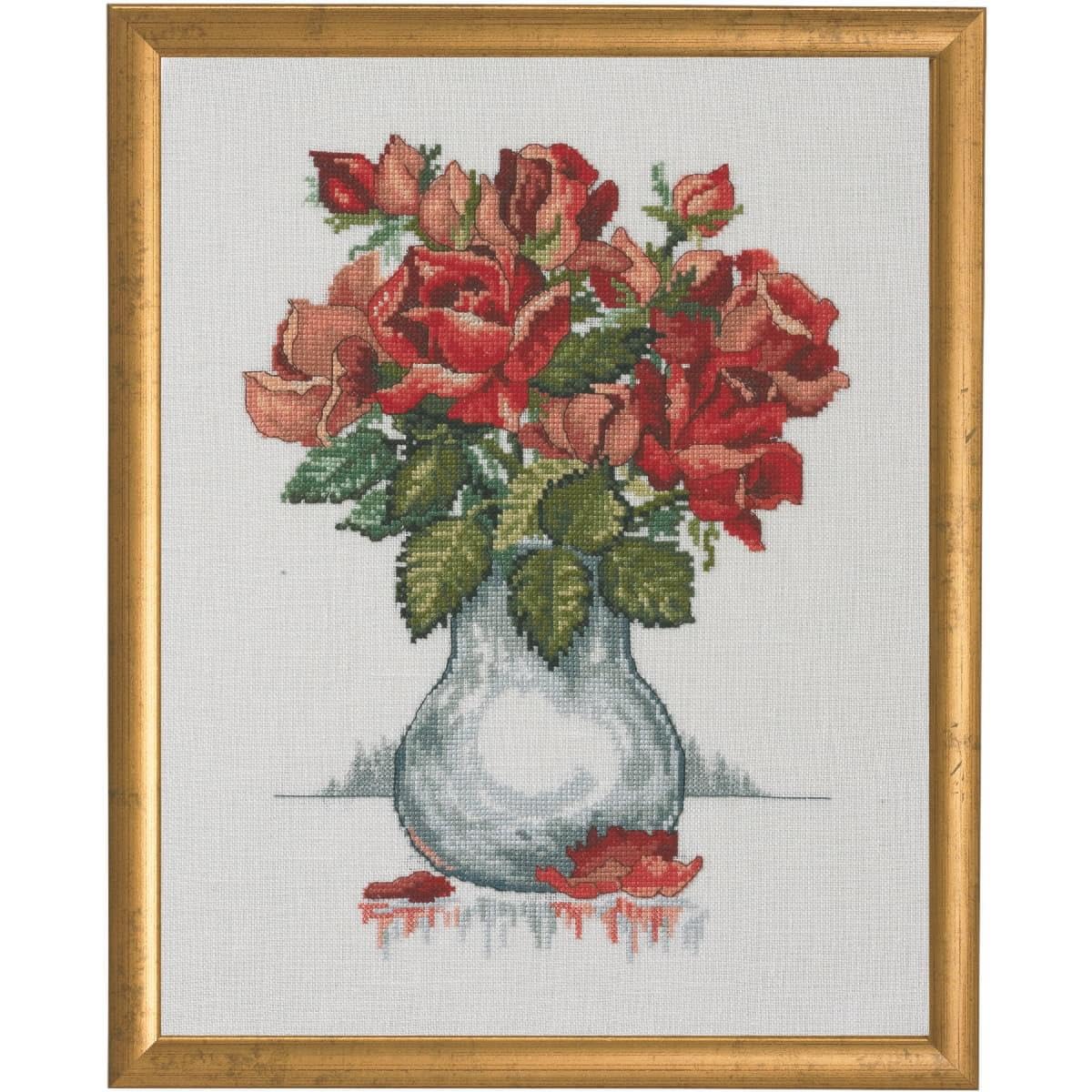 Permin Kit per ricamo a punto croce con rose