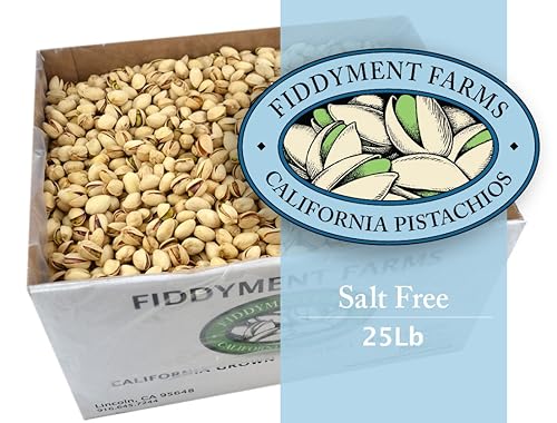 Fiddyment Farms Pistachos sin sal de 25 libras