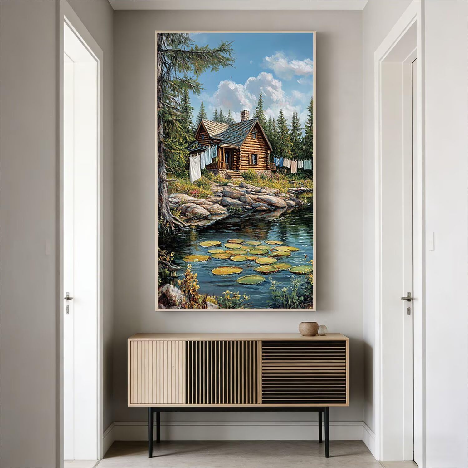 Malowanie według numerów dla dorosłych, kompletny zestaw DIY akrylowe kolorowanki na płótnie 100 x 200 cm, obrazy i pędzle w zestawie, kreatywna aktywność ręczna dla początkujących, dekoracja ścienna