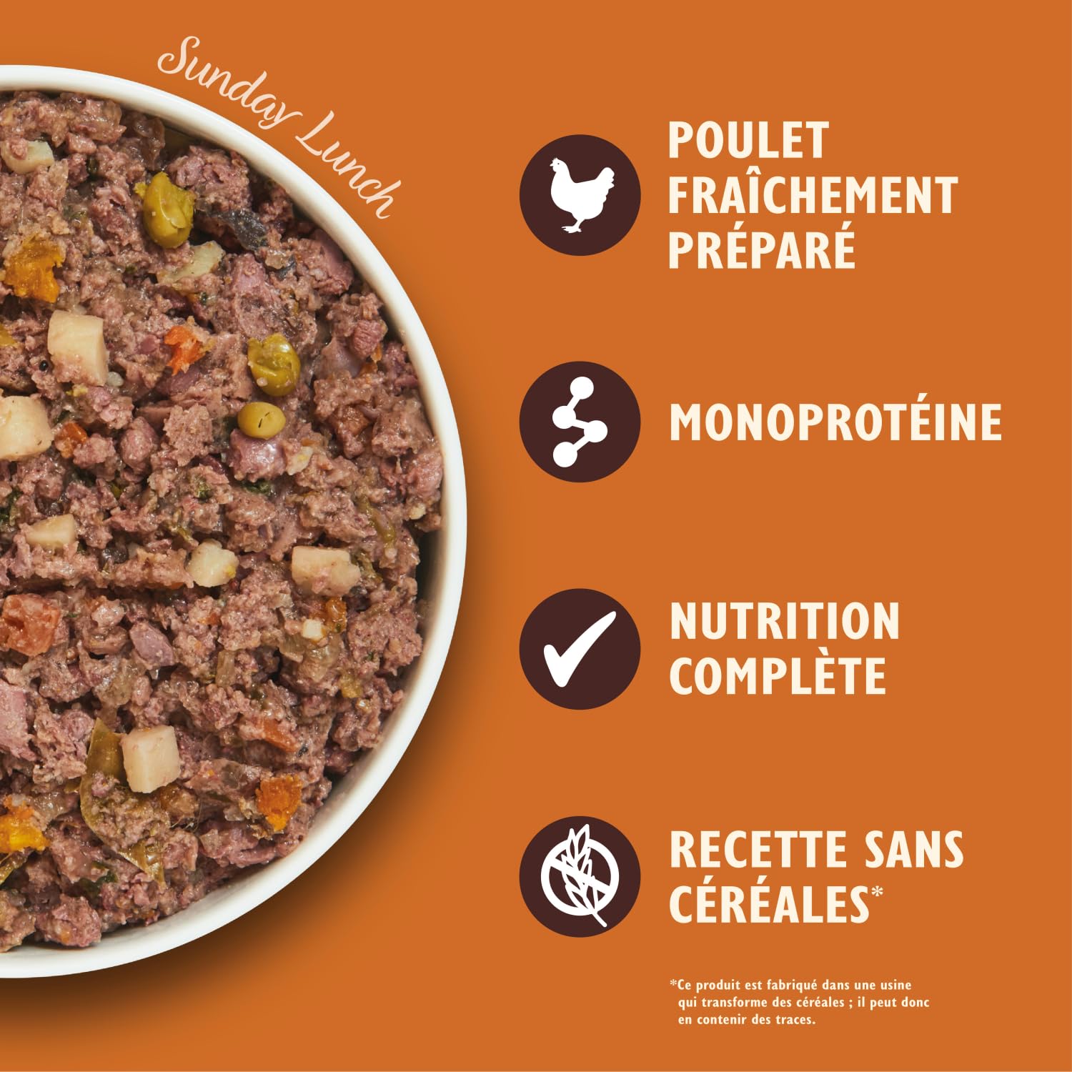 Lily’s Kitchen Fabriqué à partir d’ingrédients naturels Boîte d’Aliments humides pour Chiens Adulte au Poulet aux Légumes 6 x 400g