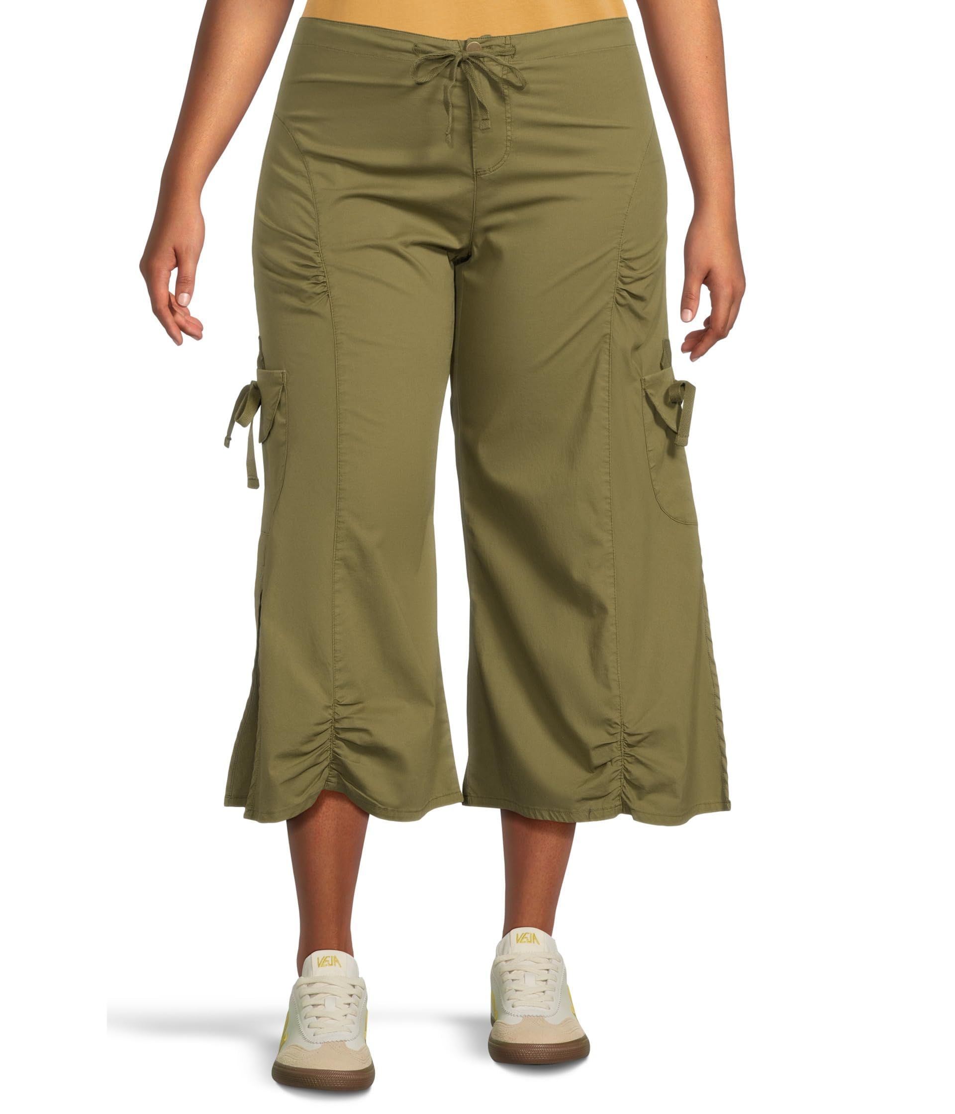 XCVI Womens Cargo Gaucho Crop