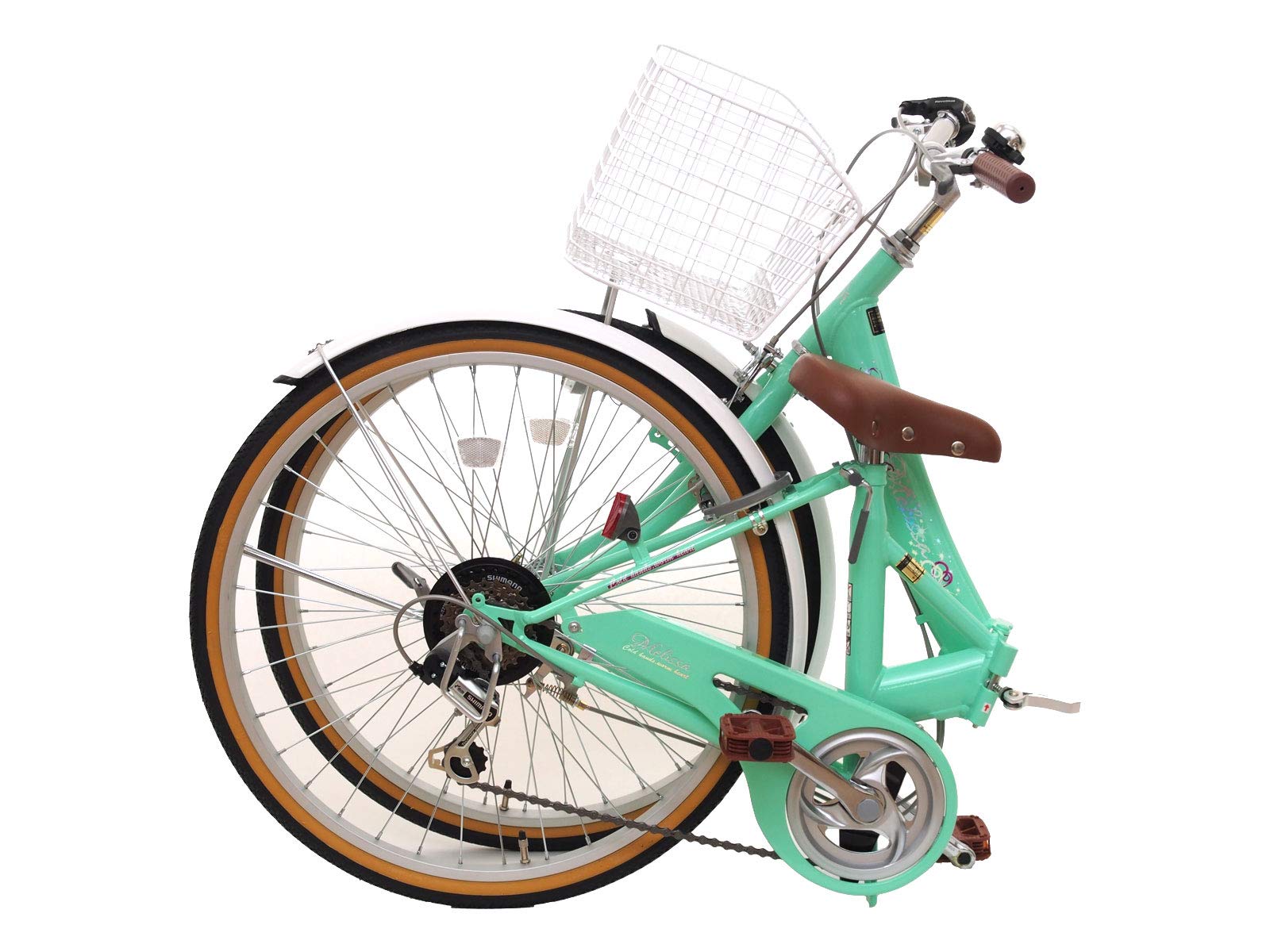 Amazon | 24インチ メリッサ 6段変速 LEDオートライト グリーン