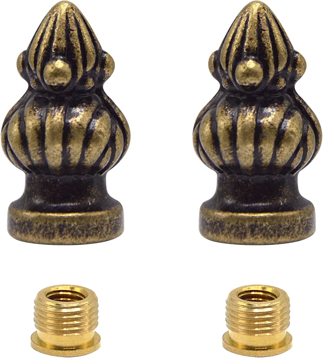 ECUDIS 13/8 Inches Lamp Finial Cap Knob Lamp Decoration for Lamp Shade