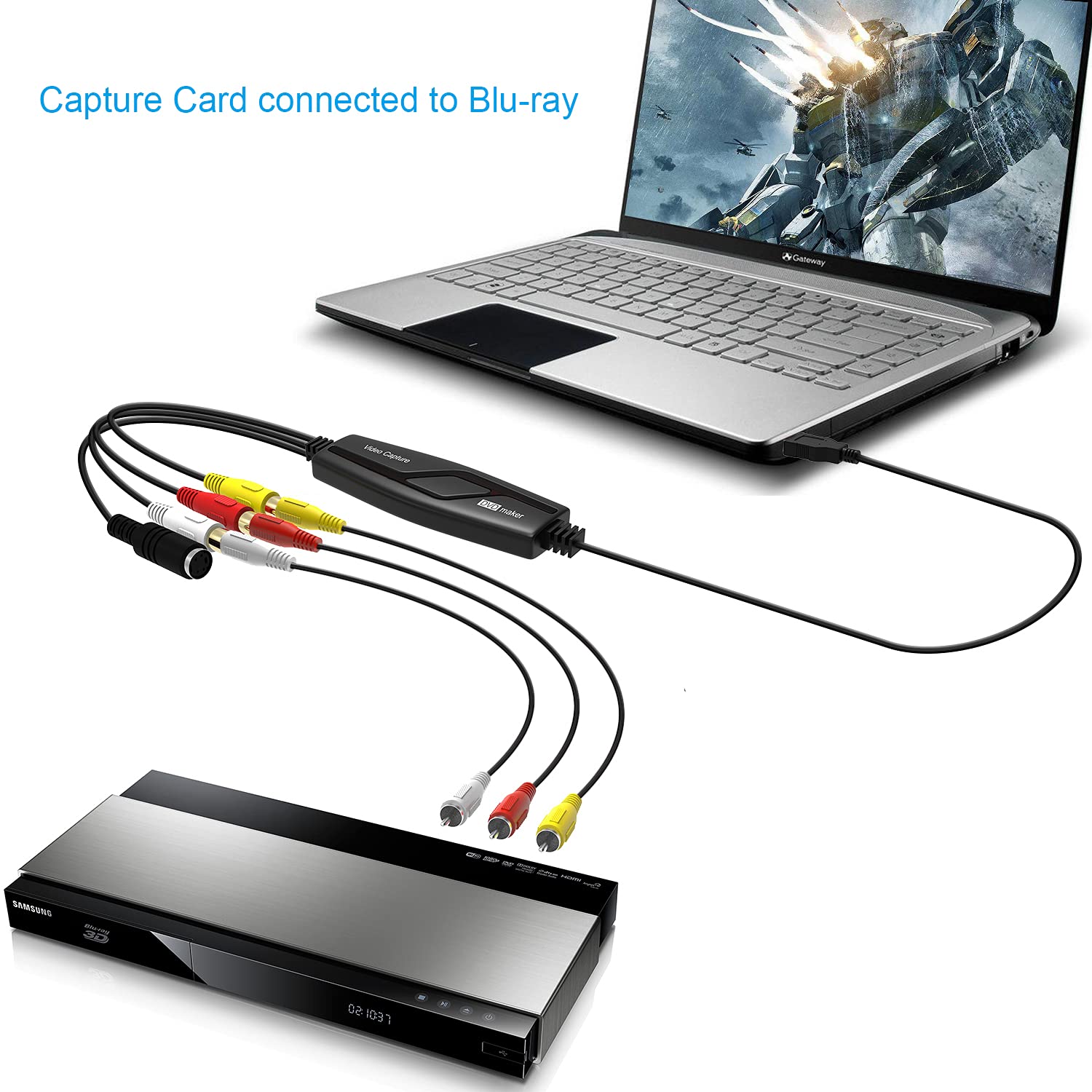 Buy Video Capture Converter / VHS To DVD / Capture Analog Video To