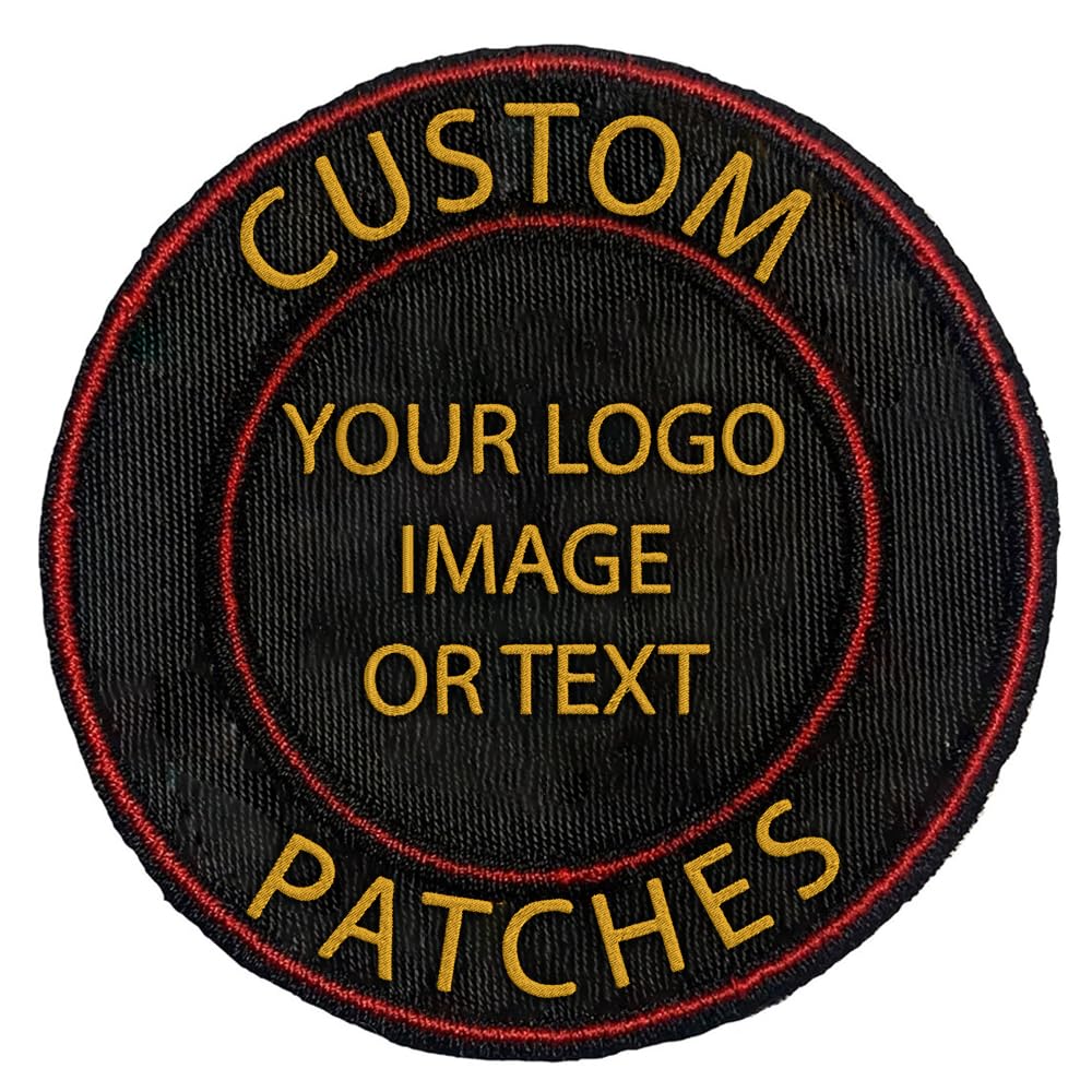 Amazon.com: Custom Embroidered Patches, Text Logo Patches, Custom ...