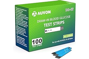 AUVON DS-W Blood Glucose Test Strips - Accurate and Convenient