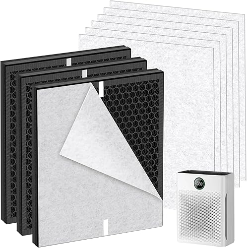 MDDJJRY Paquete de 3 filtros de repuesto para purificador de aire Pr1 compatible