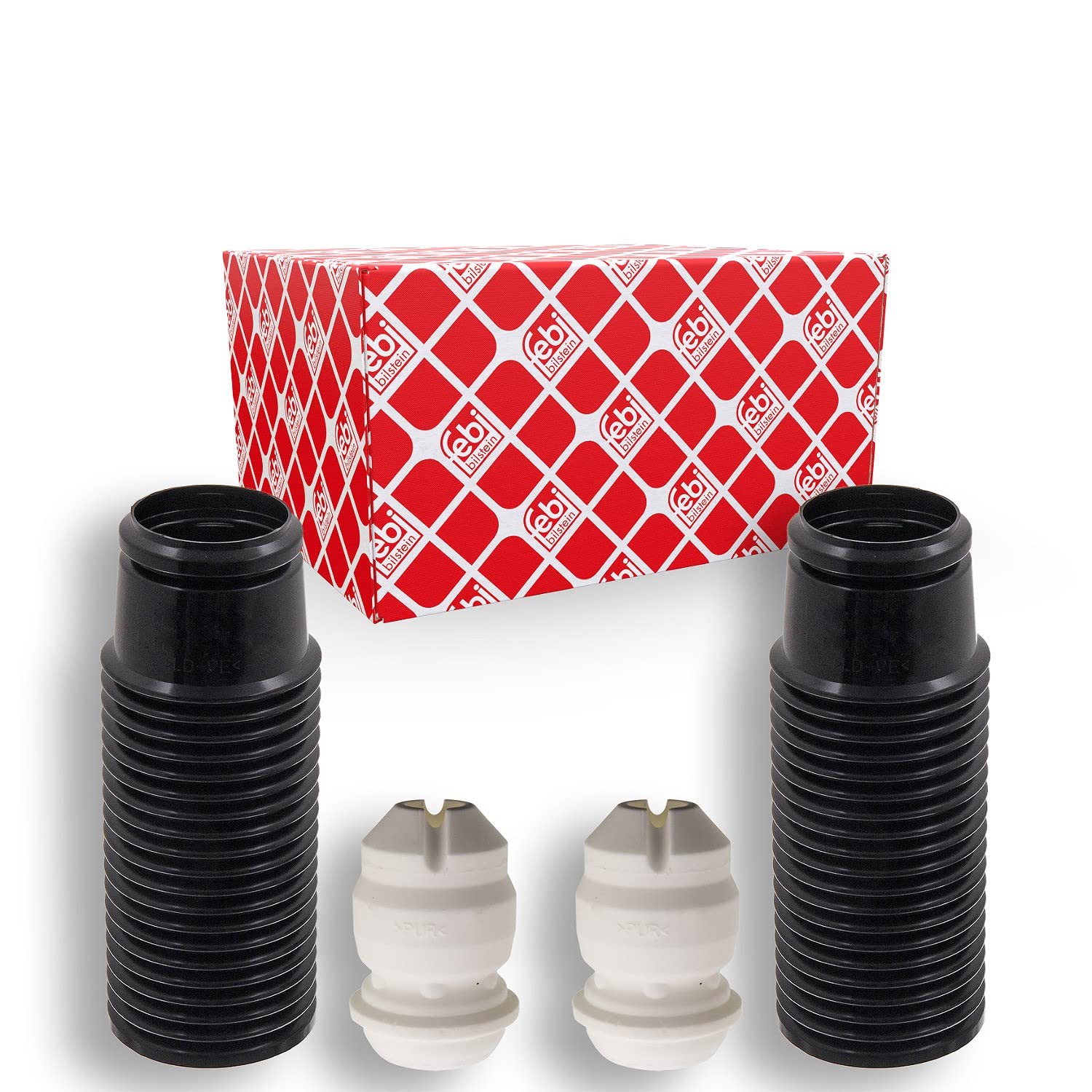 Shock Absorber Dust Cover Kit fits SKODA ROOMSTER 5J Front 06 to 15 Protect Febi