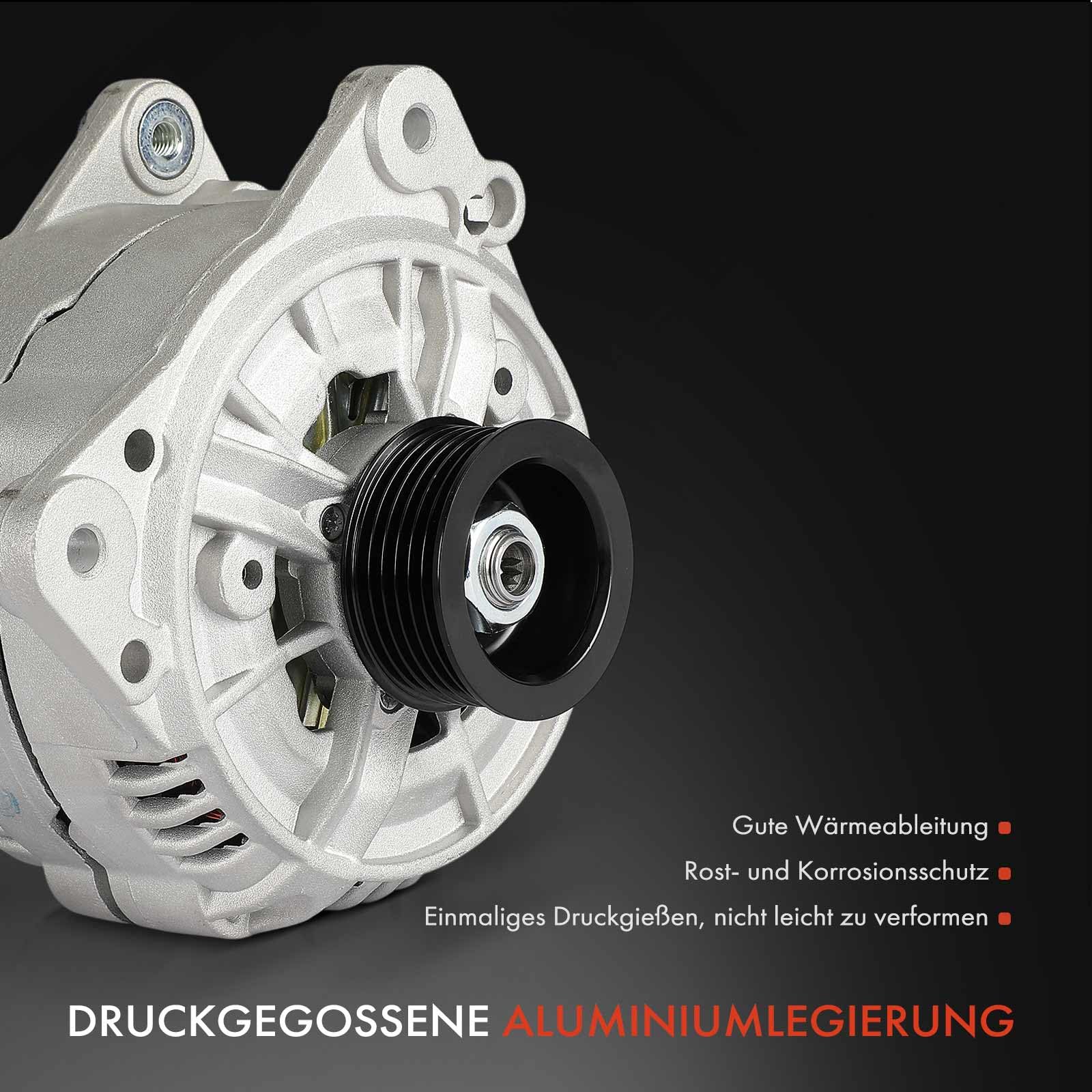 Frankberg Alternador con polea rueda libre 120A 1-Polo Gasolina 60604238