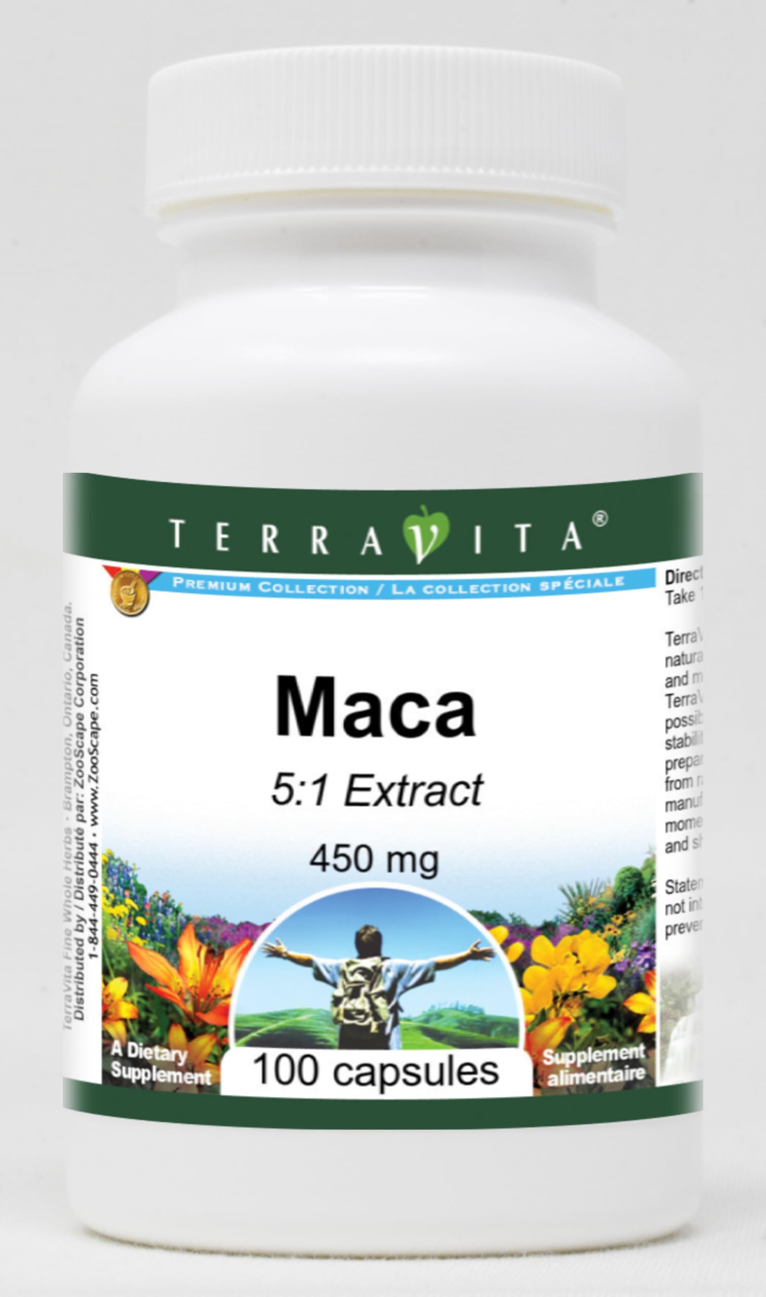 Amazon.com: Maca 5:1-450 mg (100 Cápsulas, ZIN: 520737) : Salud y