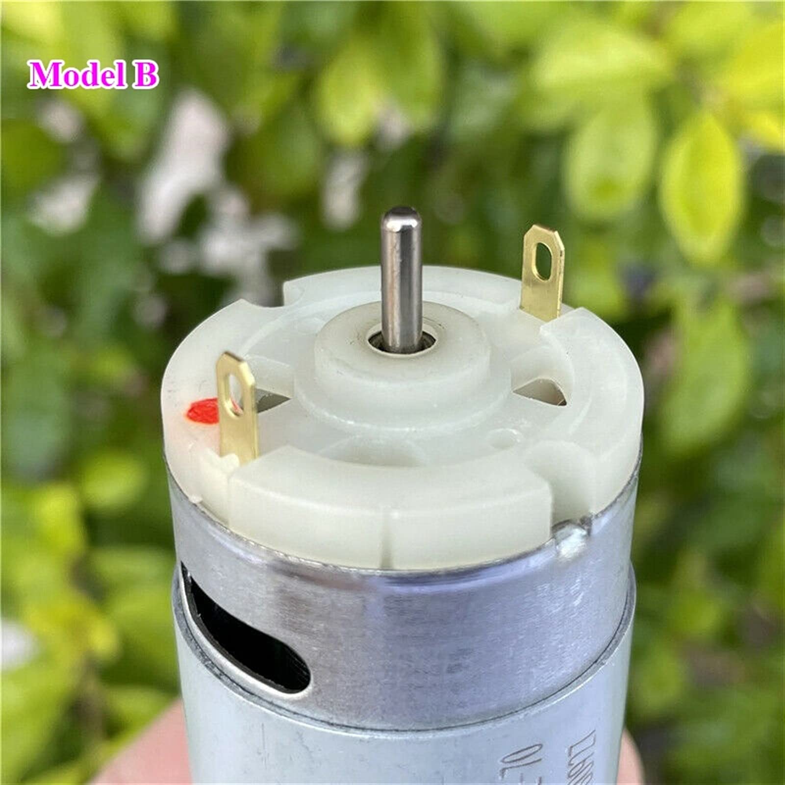 Mini Moteur électrique DC 3-9V, 30000 RPM - Double Arbre 1.5mm, Taille 19x18mm - Pour Projets DIY, Voitures Jouets, Ventilateurs