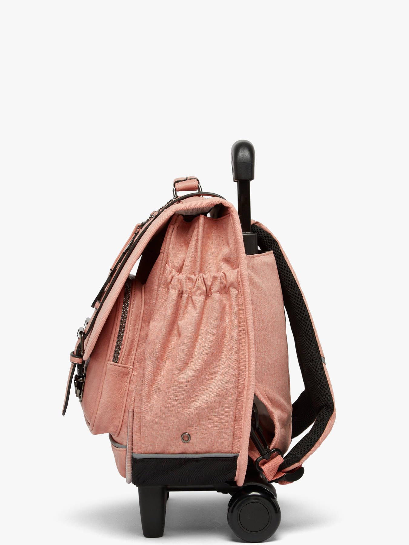 Cameleon Cartable à roulettes Rose 38cm Vintage avec 2 compartiments - Idéal pour l'école primaire et la rentrée scolaire en CP, CE1 et CE2 pour fille et garçon